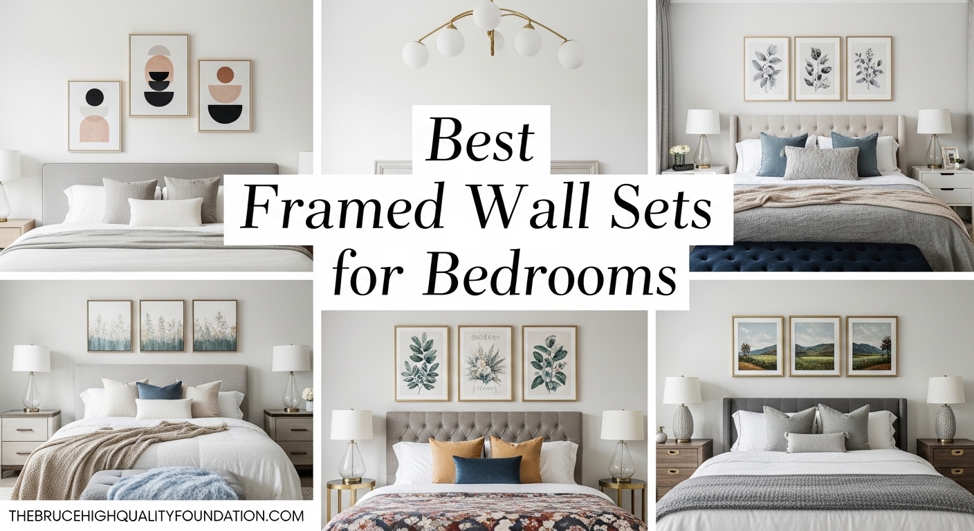 Best Framed Wall Art Sets for Bedrooms