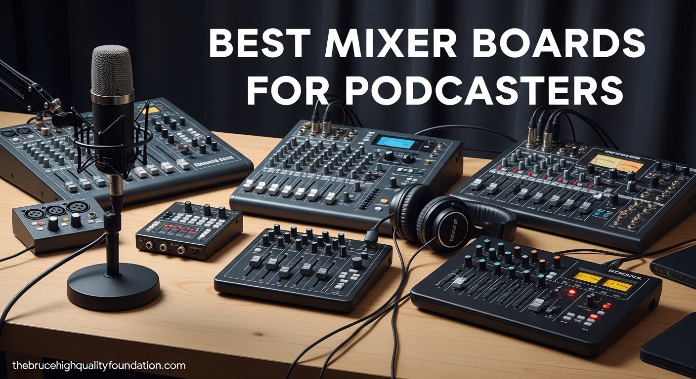 Best Mixer Boards for Podcasters