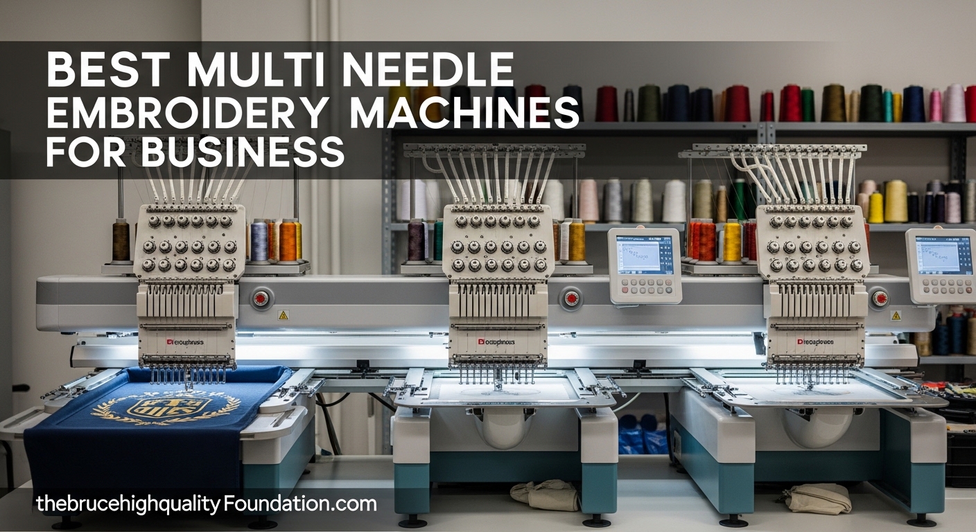 Best Multi Needle Embroidery Machines for Business