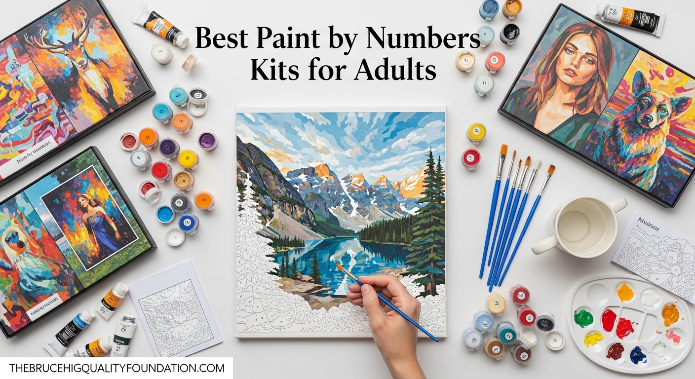 Best Paint by Numbers Kits for Adults