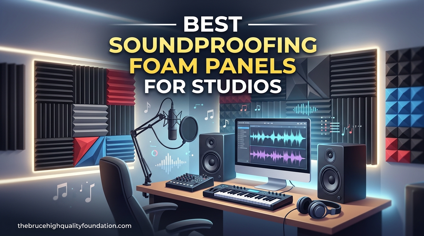 Best Soundproofing Foam Panels for Studios
