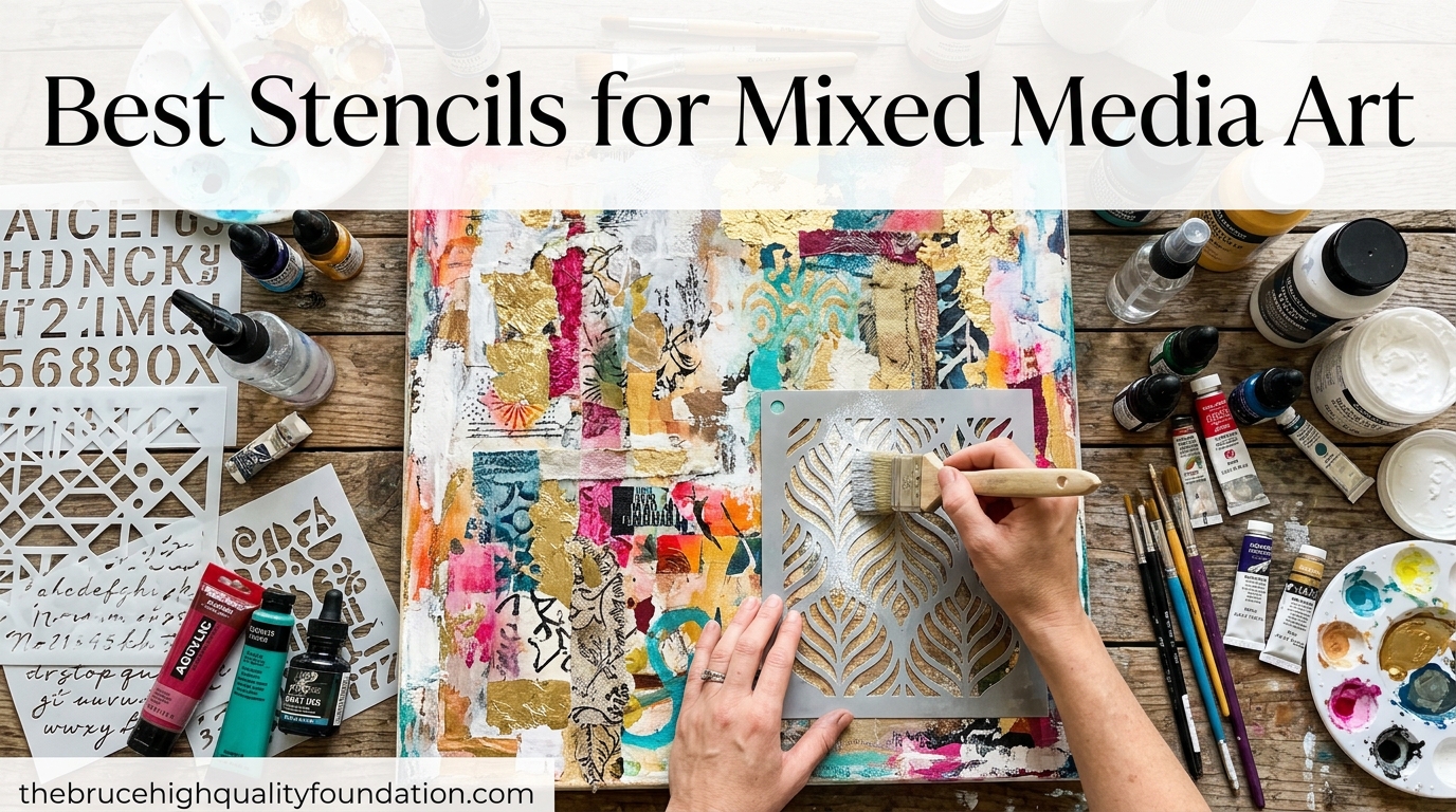 Best Stencils for Mixed Media Art
