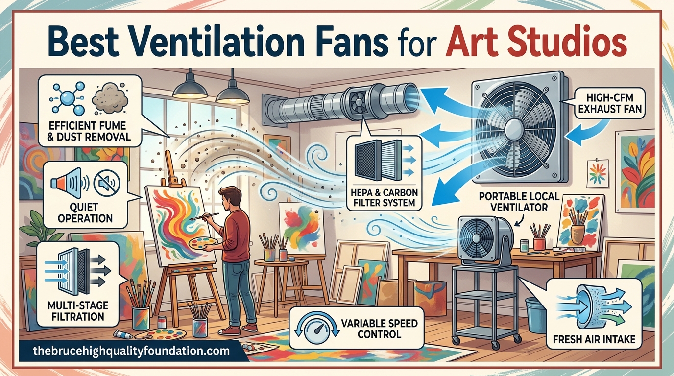 Best Ventilation Fans for Art Studios