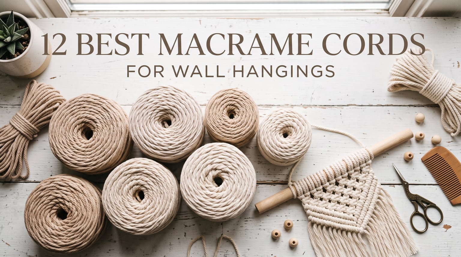 best macrame cords for wall hangings