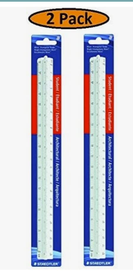 STAEDTLER 12-Inches Architect Triangular Scale (98719-31BK) customer photo 1