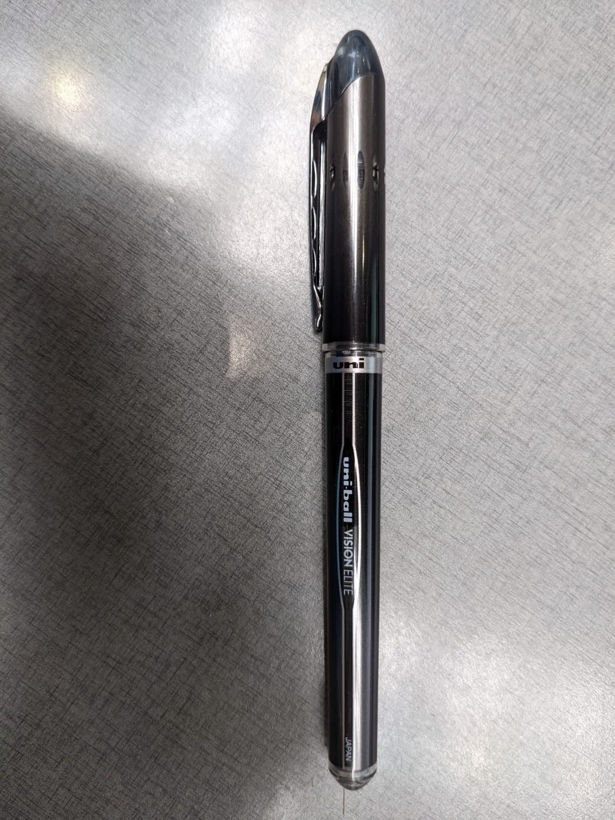 uni-ball Vision Elite Rollerball Pens Fine Point Micro Tip, 0.5mm, Black, 12 Pack customer photo 1