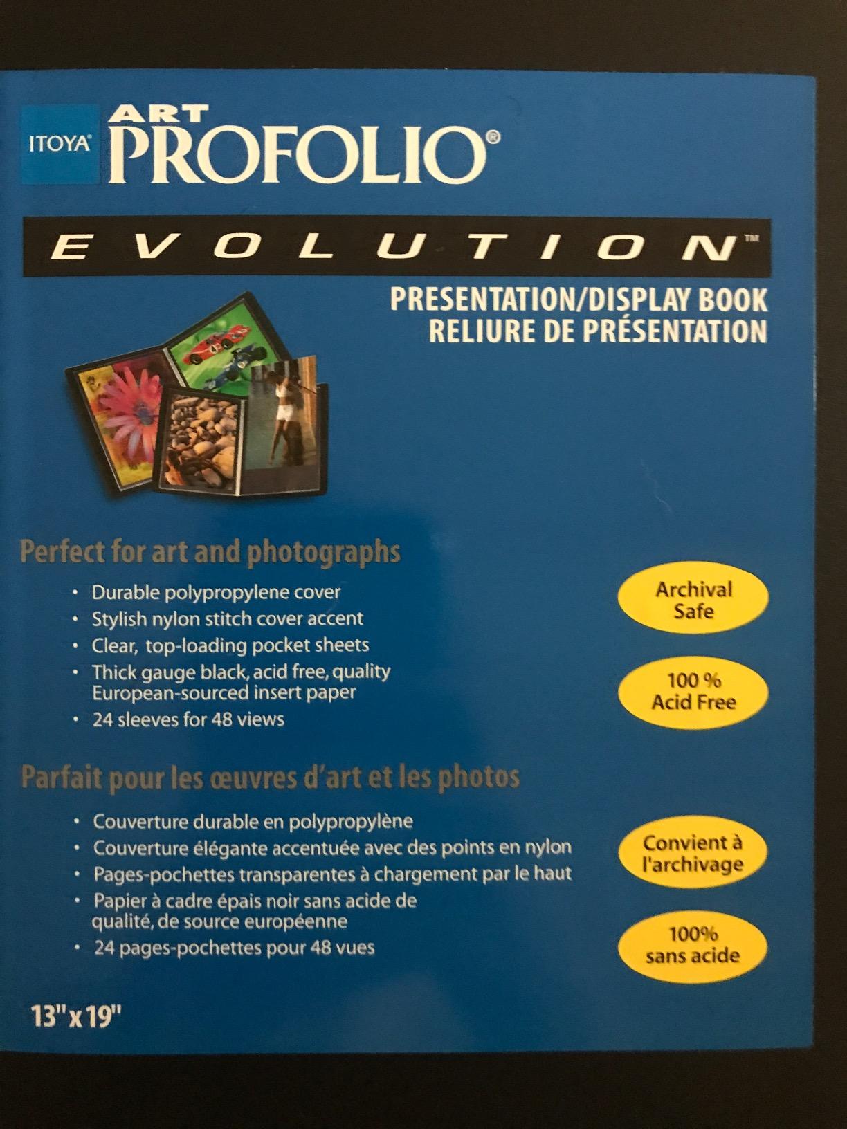 Itoya ProFolio Evolution 13x19 Black Photo Album Book with 48 Pages - Photo Album Art Portfolio Folder for Artwork - Picture Book Portfolio Binder - Presentation Binder Photo Book customer photo 2