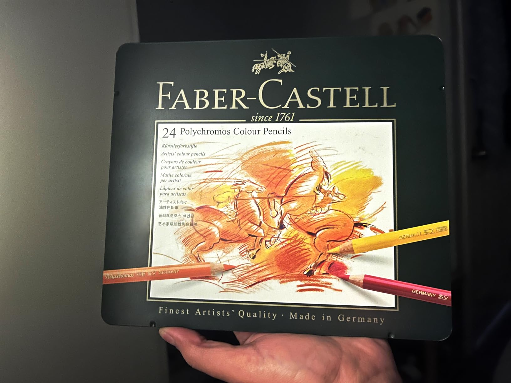 Faber-Castell Polychromos Artists' Color Pencils - Tin of 24 Colors - Premium Quality Artist Pencils customer photo 2