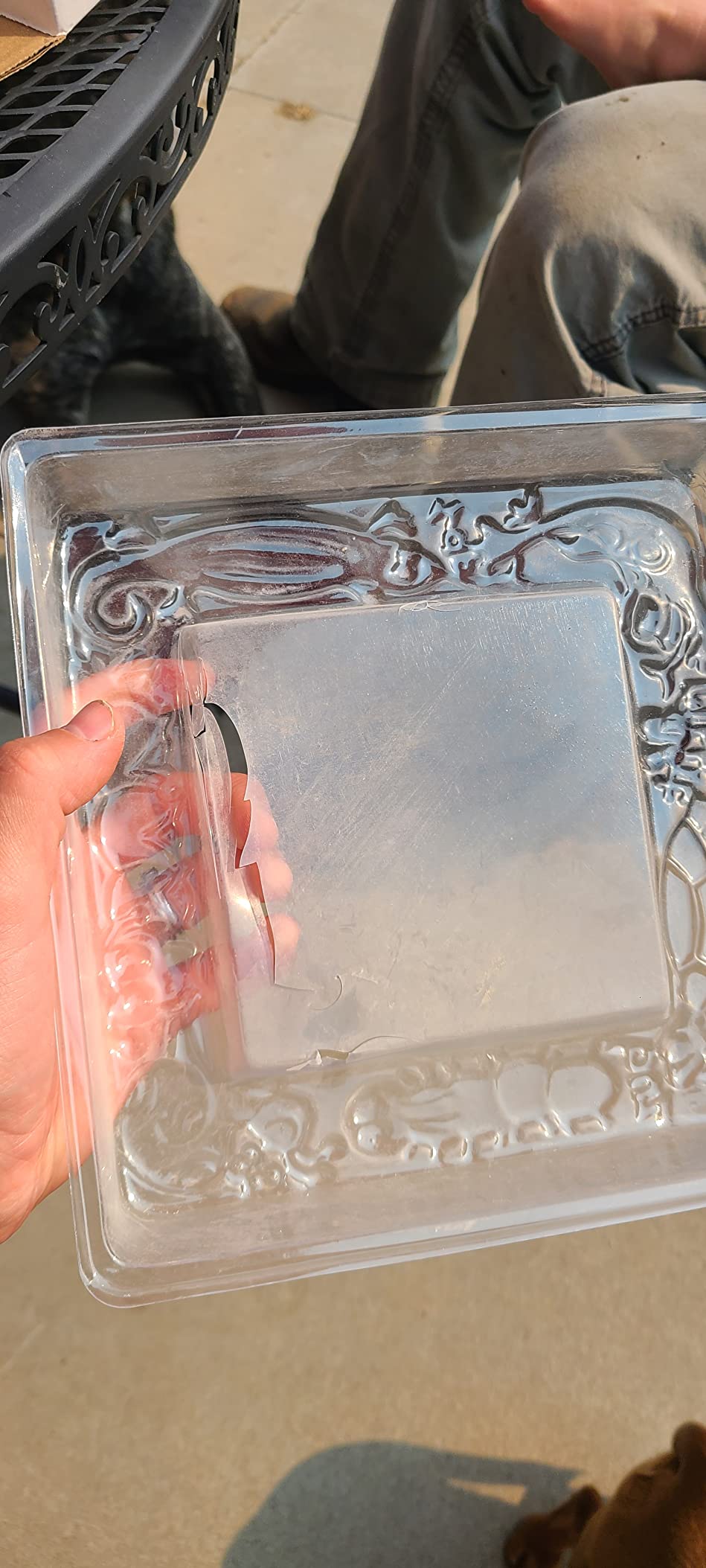 Mosaic Stepping Stone Kit, Garden Handprint customer photo 1