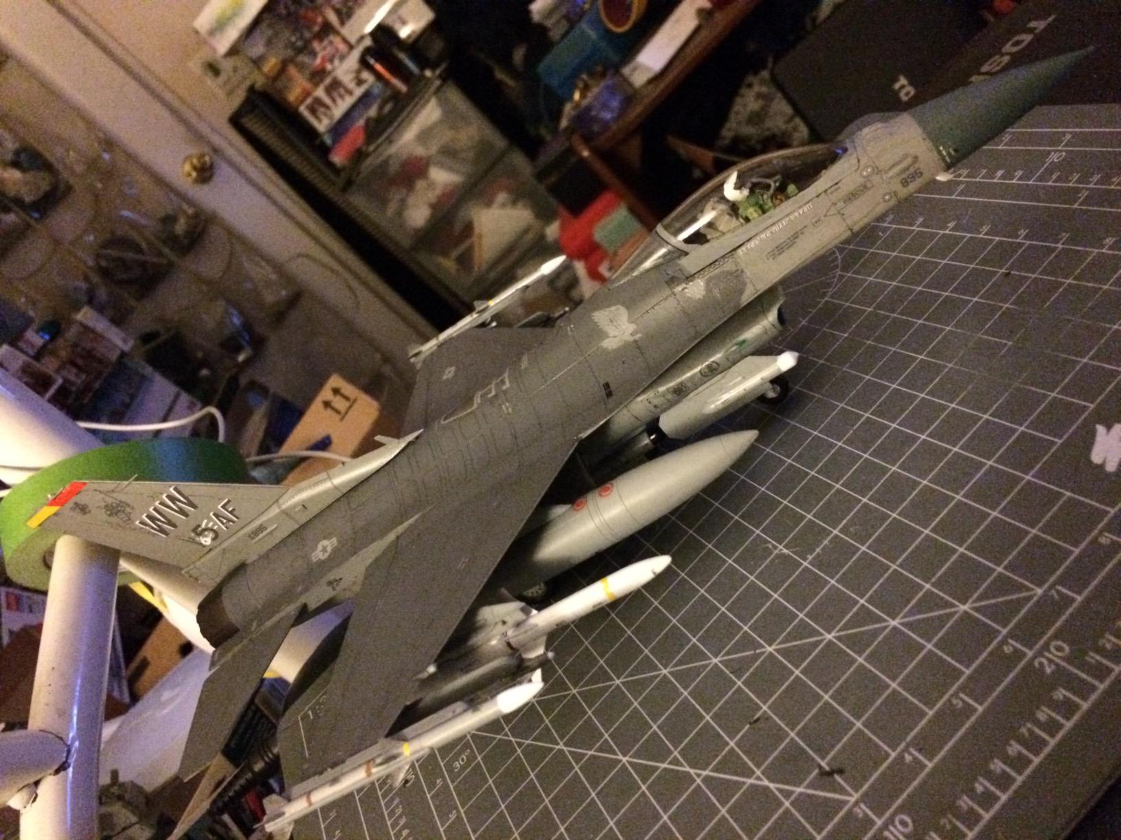 Tamiya 1:48 Lockheed Martin F-16CJ Plastic Model Airplane Kit customer photo 1