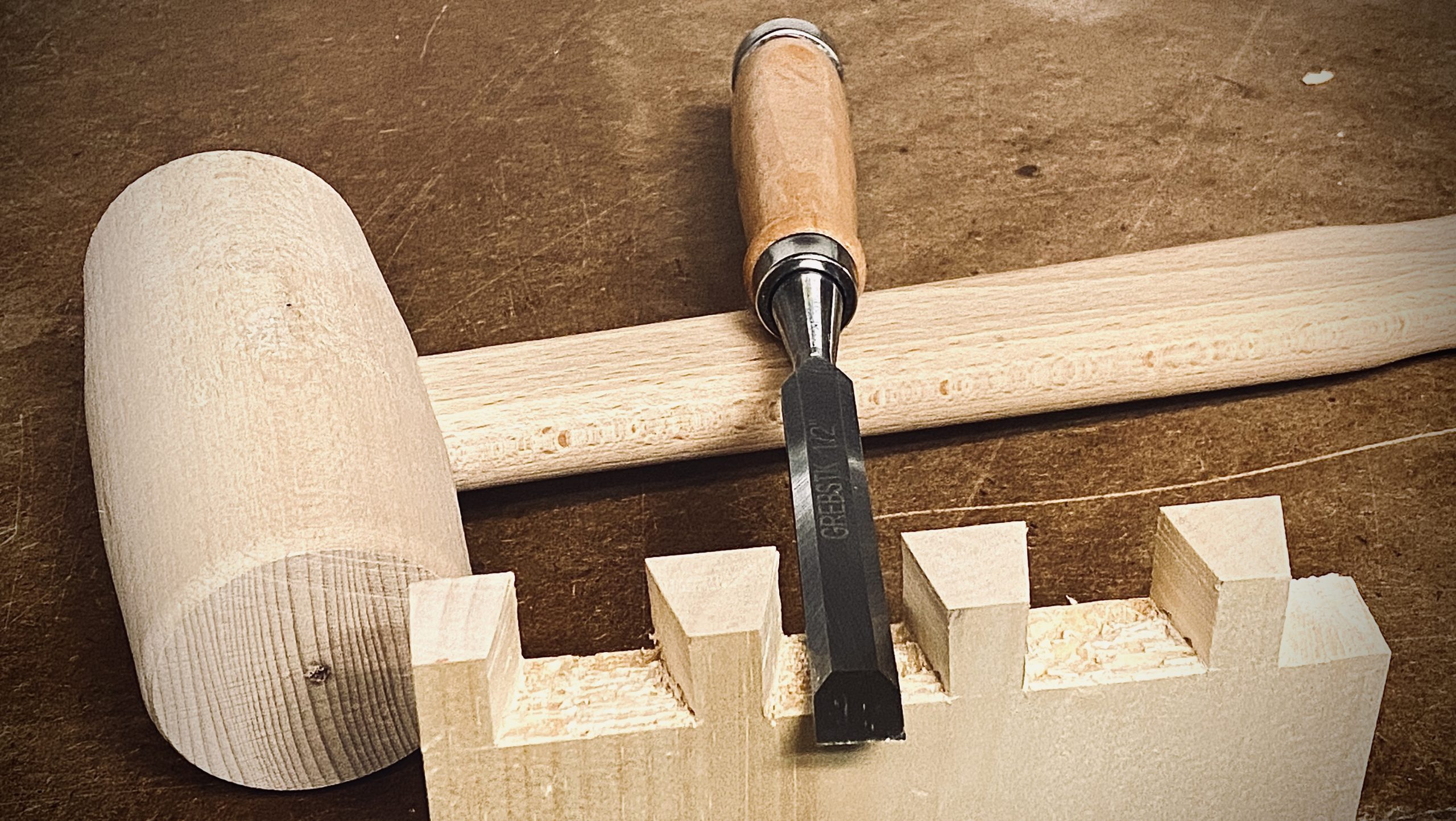 Narex Beech Wood Carving Mallet, 11 oz (300g), 12 inches, Unfinished European Beech customer photo 1