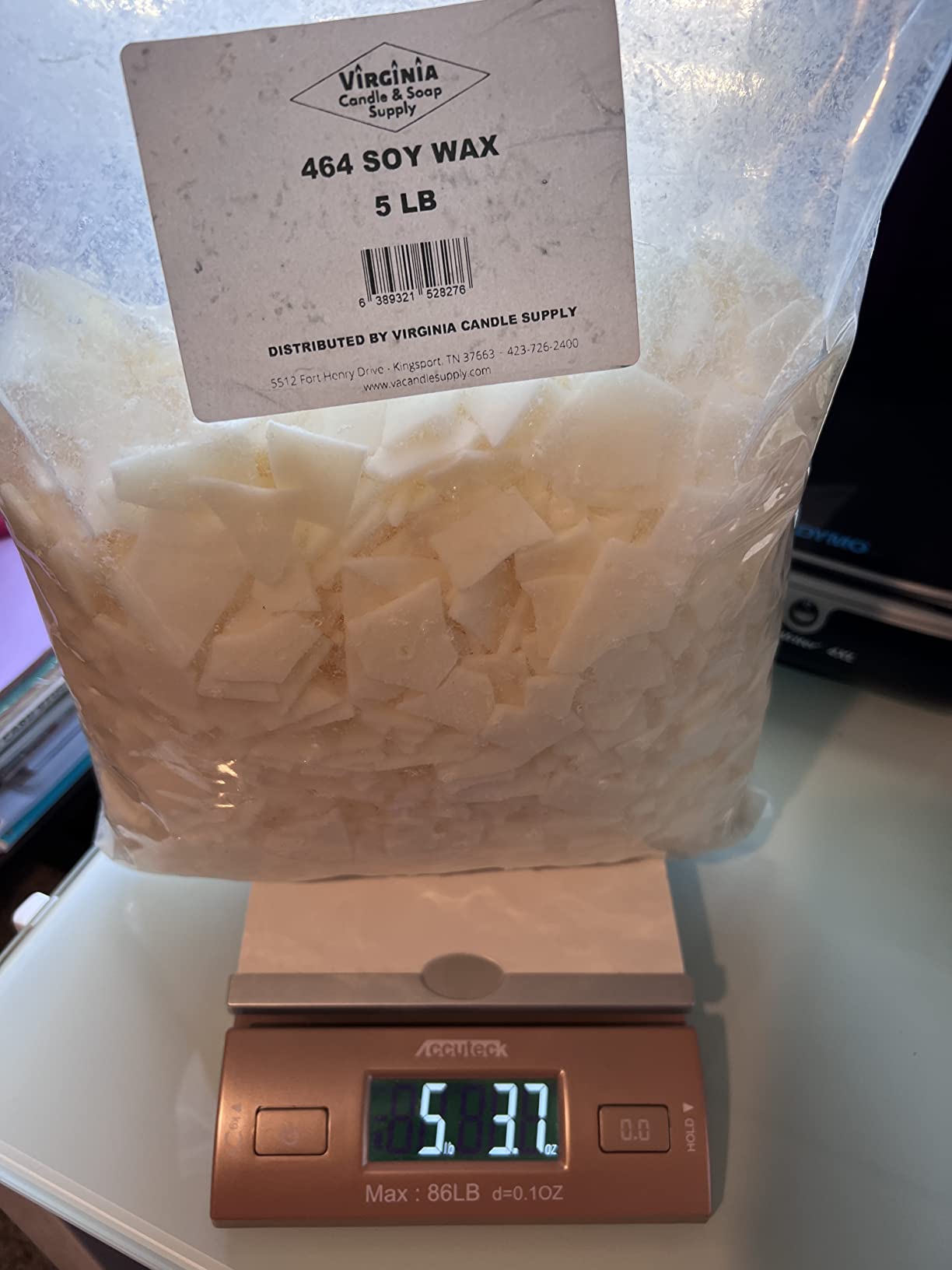Natural Soy 464 Wax: 5 pound bag by Golden Foods customer photo 1