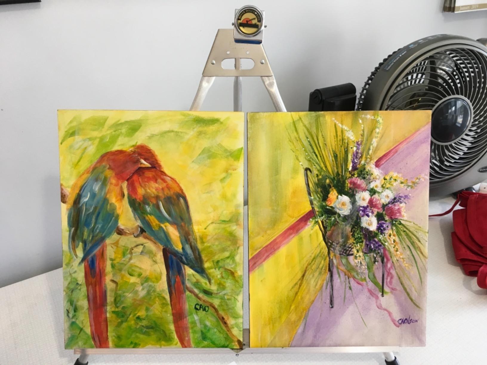 Ampersand Artist Panel Canvas Texture Surface for Painting, 3/4 Inch Depth, 12x16 Inch (APC751216) customer photo 1