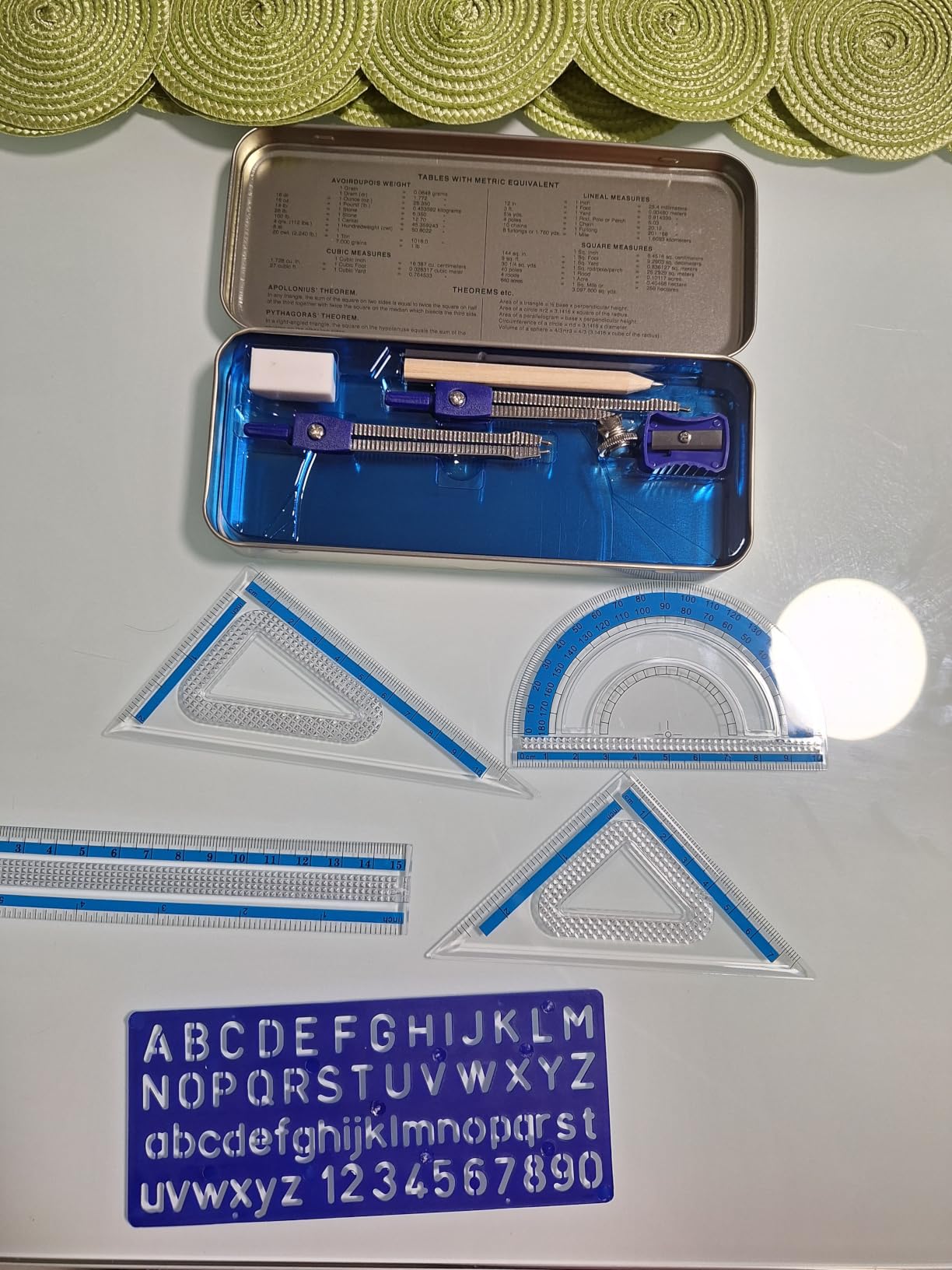 STAEDTLER 10-Piece Math Set with Metal Compass, 6