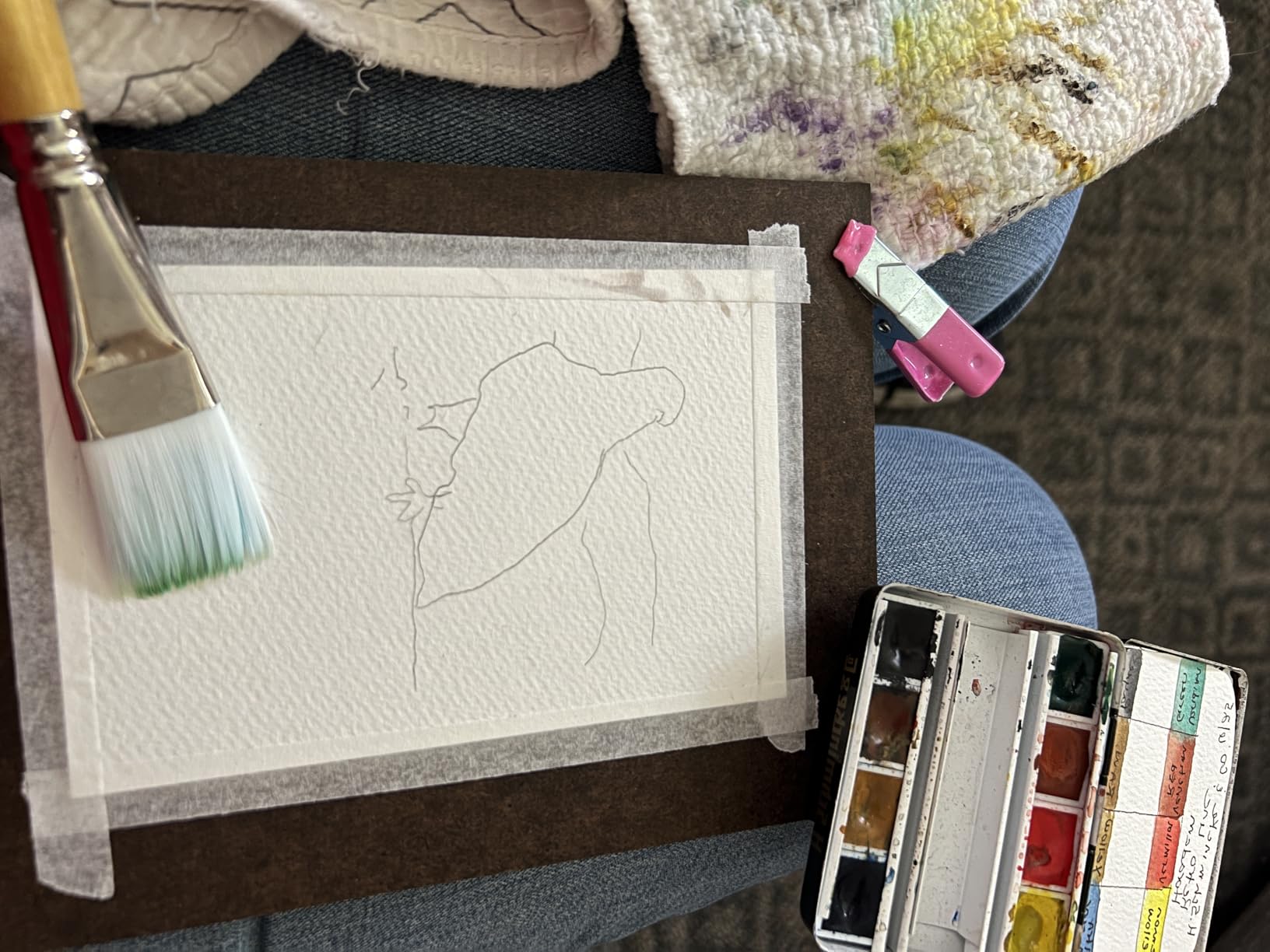 Ampersand Museum Series Hardbord for Painting and Mounting, 1/8 Inch Depth, 12x16 Inch (AMHB12) customer photo 1