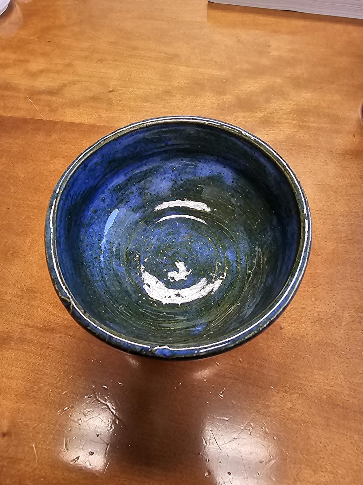 AMACO Potter's Choice Glaze, 16 oz. (473 mL), PC-23 Indigo Float | Layerable Mid-High Fire Cone 5-6 (PC) Liquid Ceramic Pottery Glaze for Bisque, Pint, Cobalt Blue customer photo 1