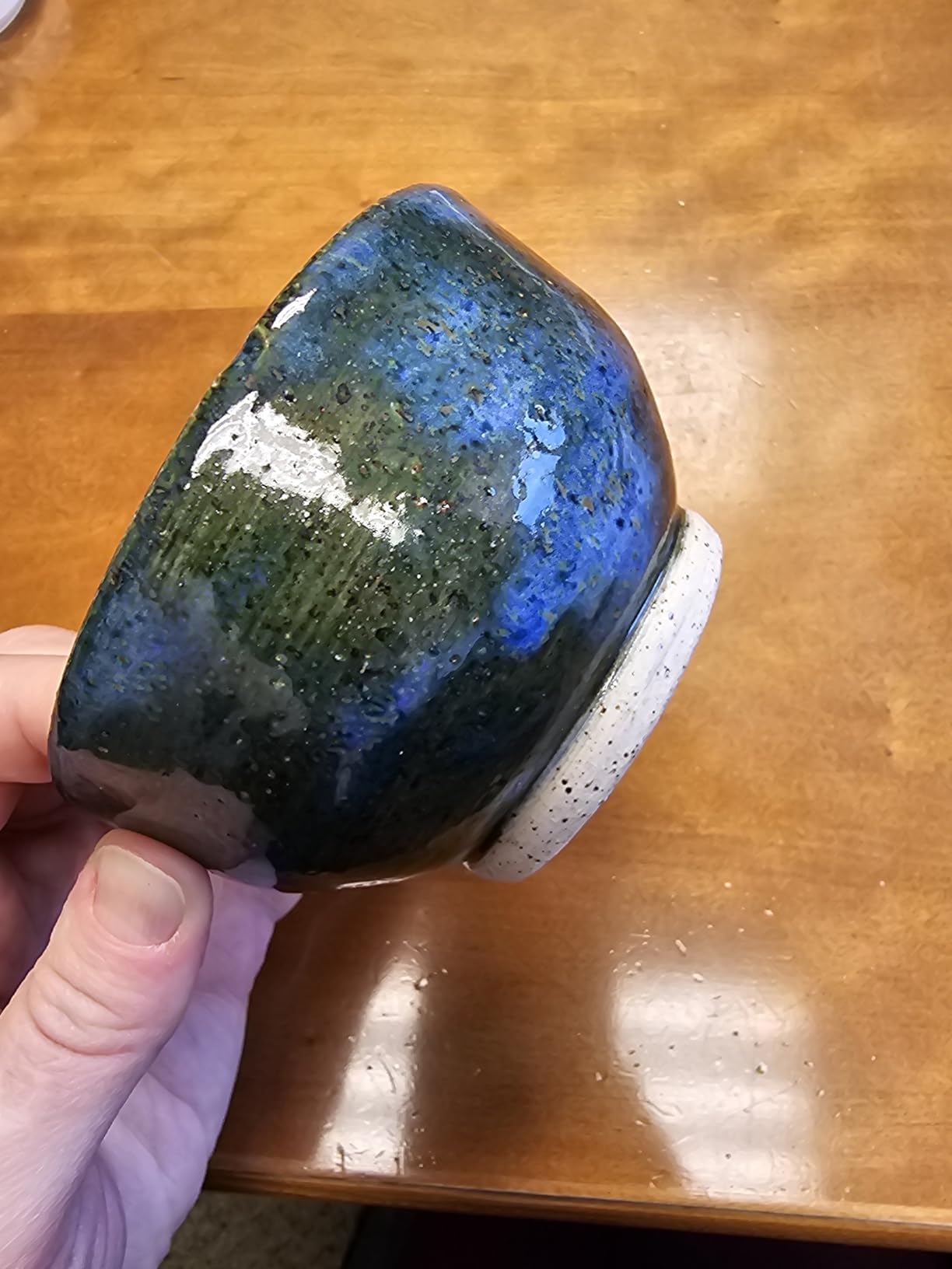 AMACO Potter's Choice Glaze, 16 oz. (473 mL), PC-23 Indigo Float | Layerable Mid-High Fire Cone 5-6 (PC) Liquid Ceramic Pottery Glaze for Bisque, Pint, Cobalt Blue customer photo 2