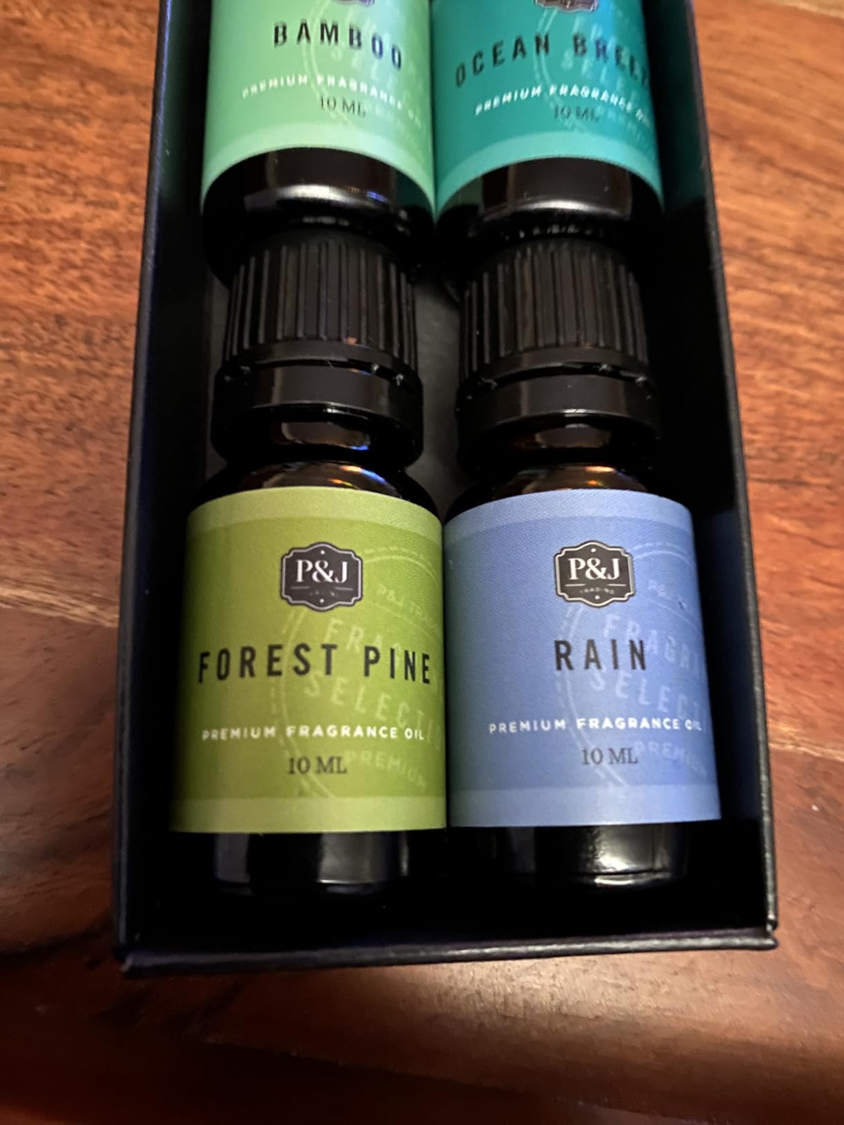 P&J Fragrance Oil Nature Set | Forest Pine, Ocean Breeze, Rain, Fresh Cut Grass, Sandalwood, and Bamboo Candle Scents for Candle Making, Freshie Scents, Soap Making Supplies, Diffuser Oil customer photo 1