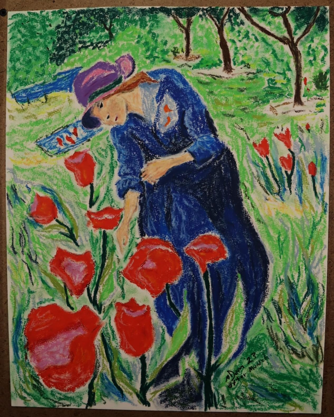 Strathmore 500 Series Mixed Media Board, 52 pt. Vellum Surface, 11x14 inches, Package of 4 (564-11) customer photo 1