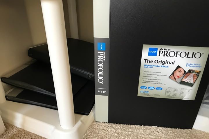 Itoya Profolio Series 11 X 14 Inch Art Presentation Portfolio | Art portfolio and storage with 24 archival safe pockets and 48 views for 11x14 inch photos and documents customer photo 1