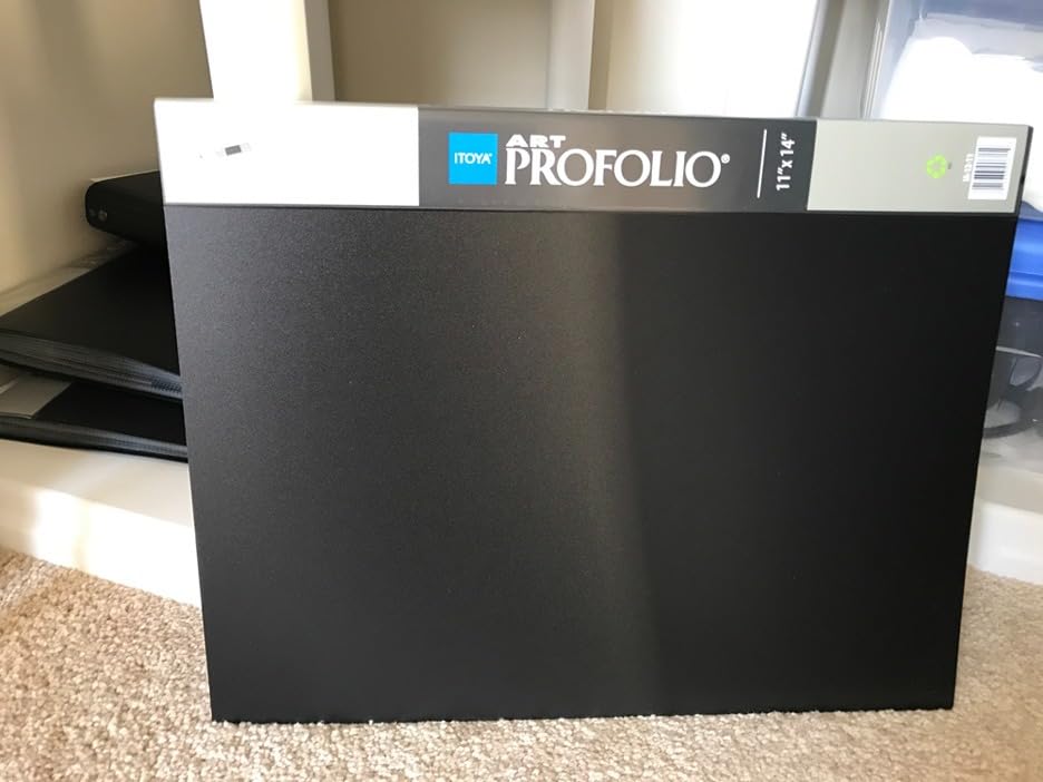Itoya Profolio Series 11 X 14 Inch Art Presentation Portfolio | Art portfolio and storage with 24 archival safe pockets and 48 views for 11x14 inch photos and documents customer photo 2