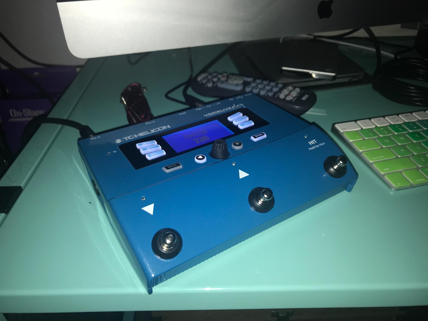 TC Helicon Voice Live Play Vocal Effects Processor customer photo 1