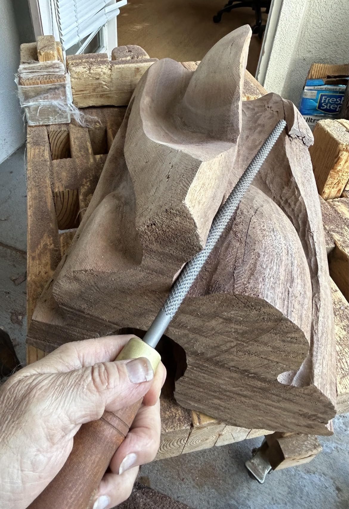 10 mm (3/8 Inch) Round Cabinetmaker Wood Rat Tail Coarse Cut Rasp 872513 customer photo 1