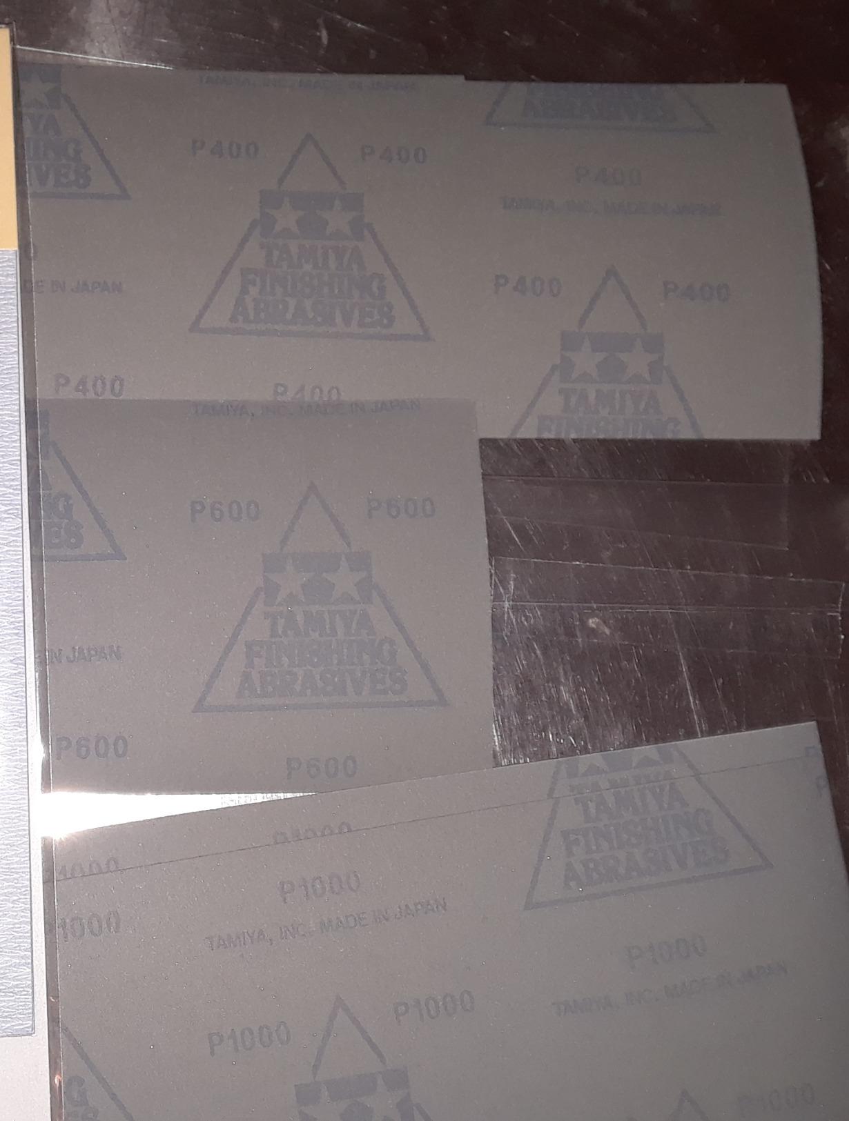 Tamiya Finishing Abrasives 2-Type Sets [Fine and Ultra-fine] customer photo 1