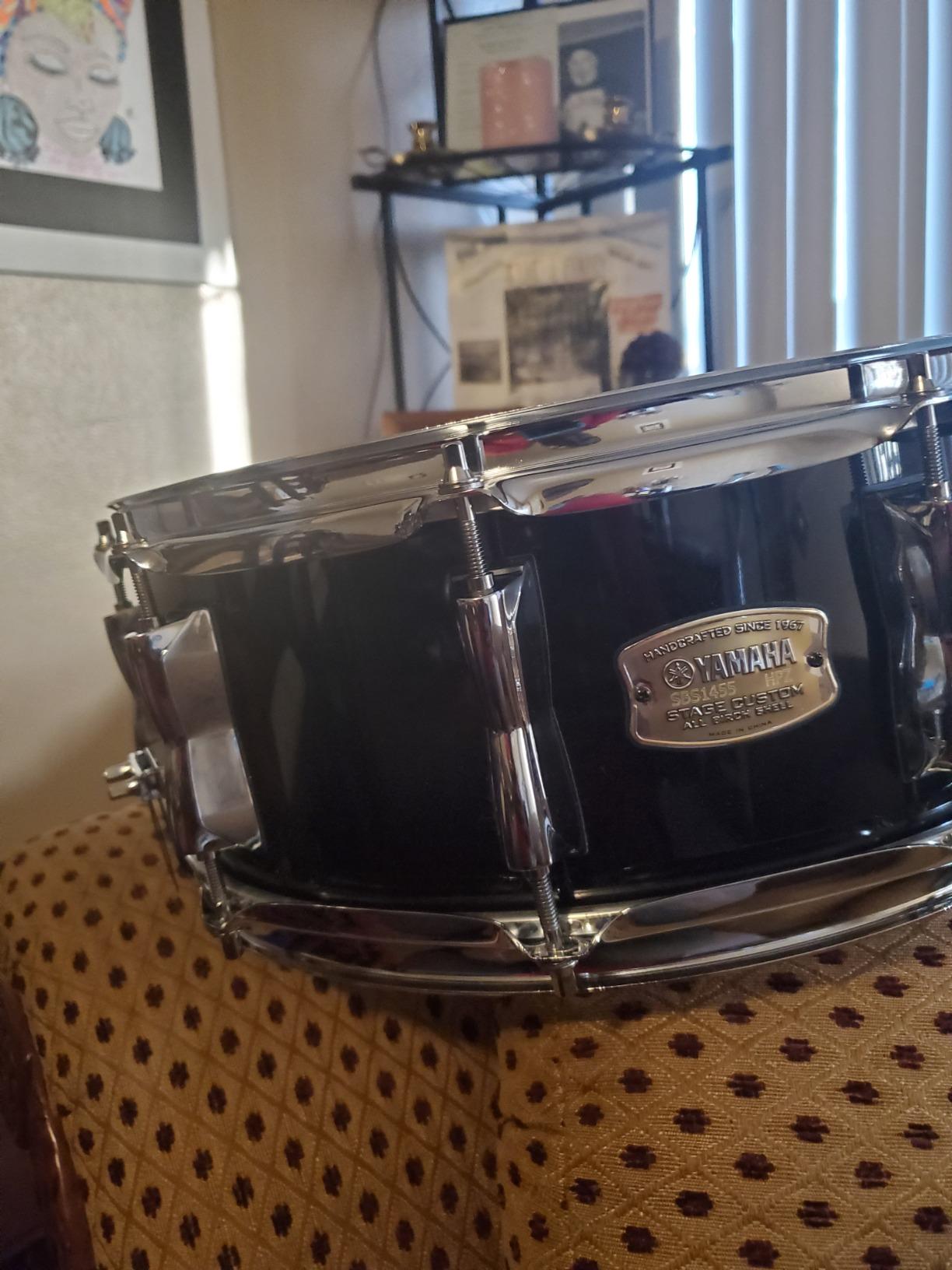 Yamaha Stage Custom Birch 14x5.5 Snare Drum, Natural Wood customer photo 1