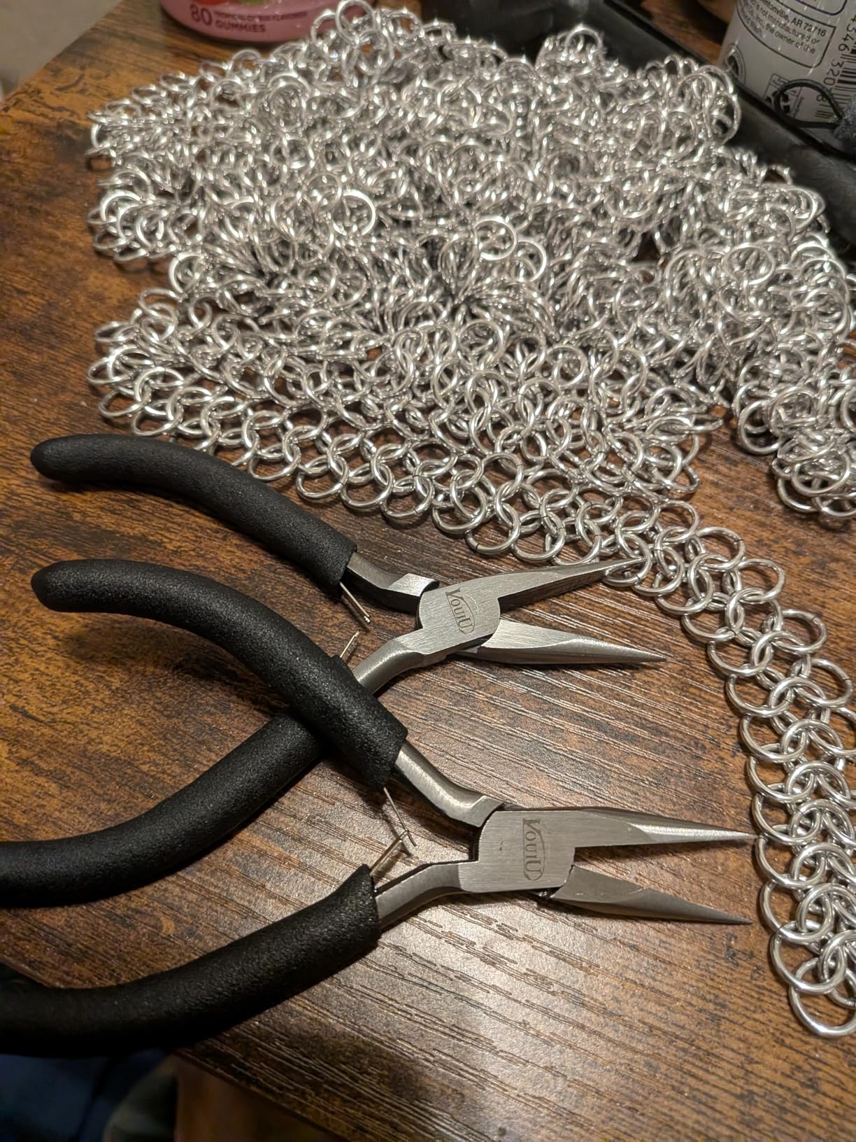 1 Pound Bright Aluminum Chainmail Jump Rings 16G 1/4