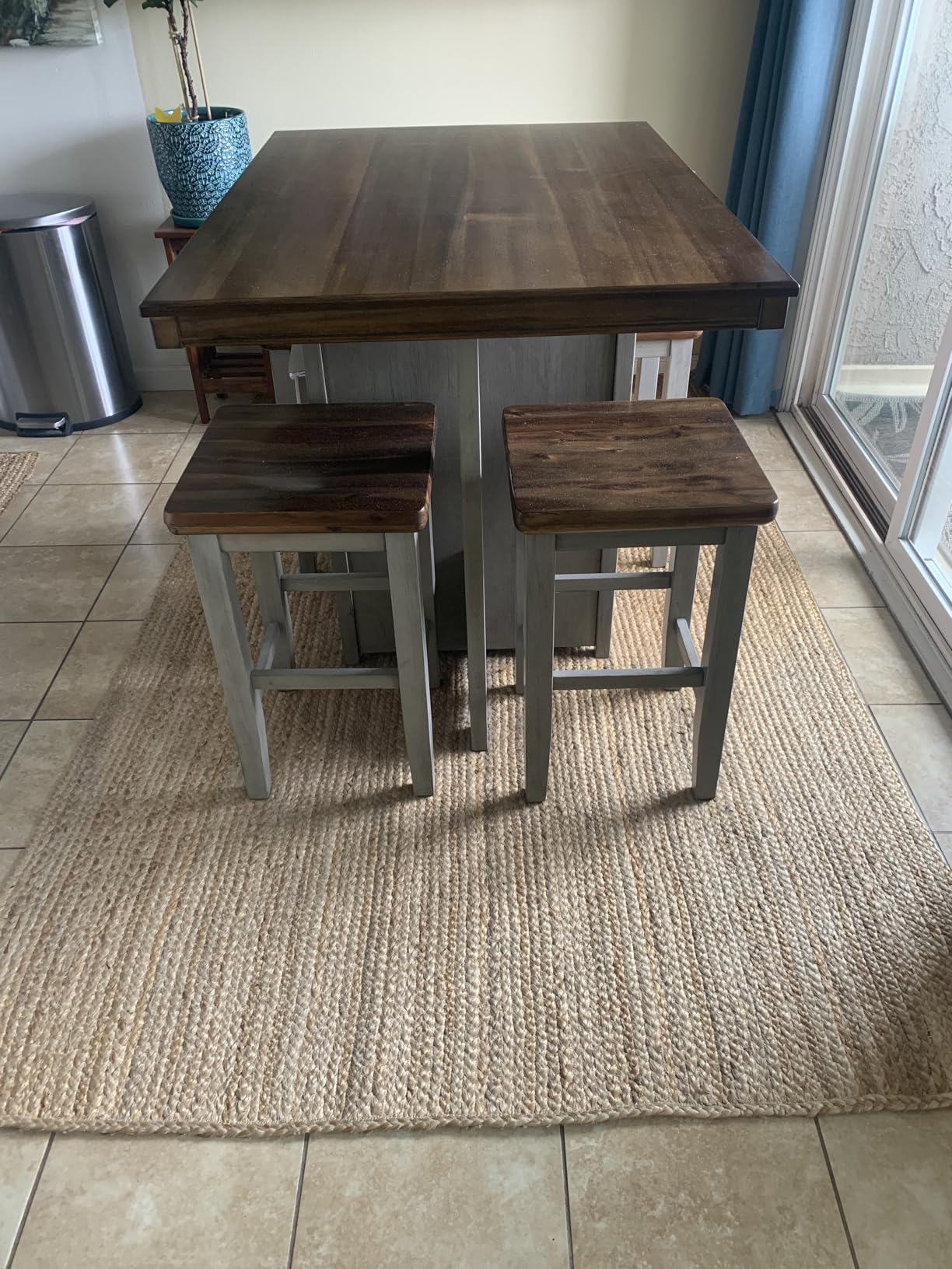 nuLOOM 6x9 Rigo Jute Hand Woven Area Rug, Natural, Solid Farmhouse Design, Natural Fiber customer photo 1