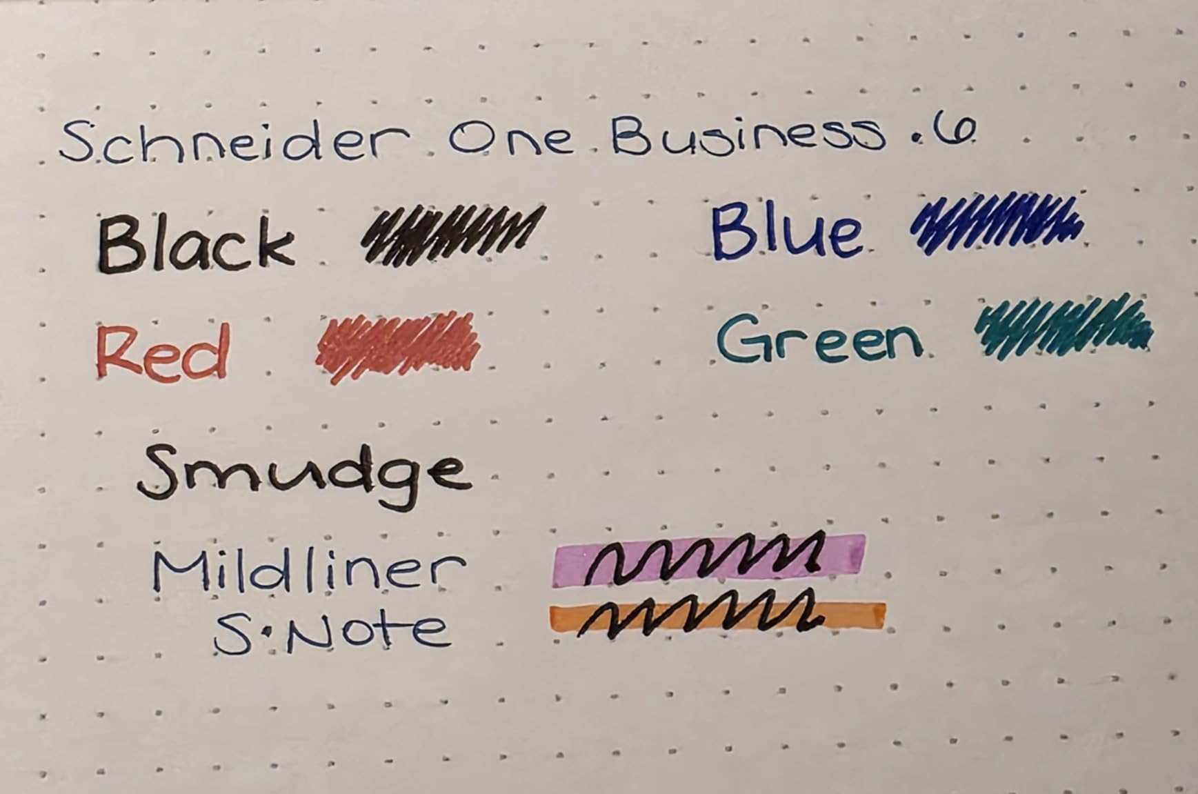 Schneider One Business Rollerball Pen, 0.6 mm Ultra-Smooth Tip, Blue Barrel, Four-Pack, One Each of: Black, Red, Blue, Green customer photo 2