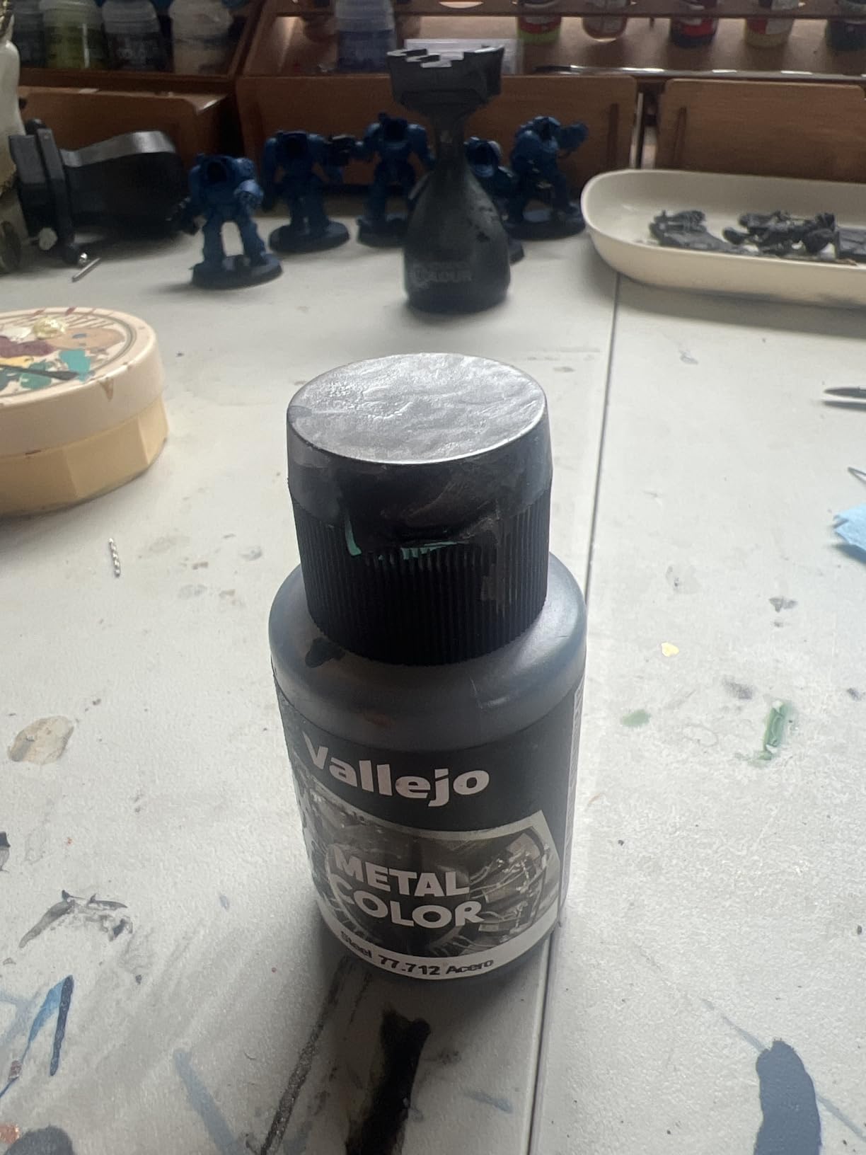 Vallejo Metal Color | Steel 32 ml - Faithfully Reproduce Different Metallic Finishes customer photo 1