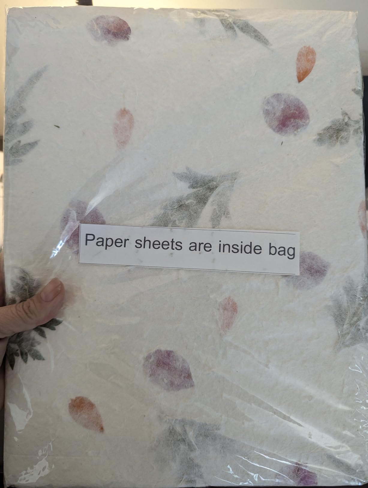 65 Hand Made Tissue Mulberry Paper Sheets Natural Fiber 8.5 x 11-inch Design for Japanese Origami and Hand Craft Include Red Green Blue Yellow Color customer photo 1