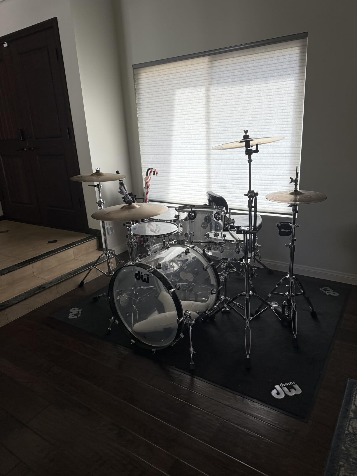 Drum Workshop(DWCPRUG2),Inc. DW Drum Set Rug, Black, 62