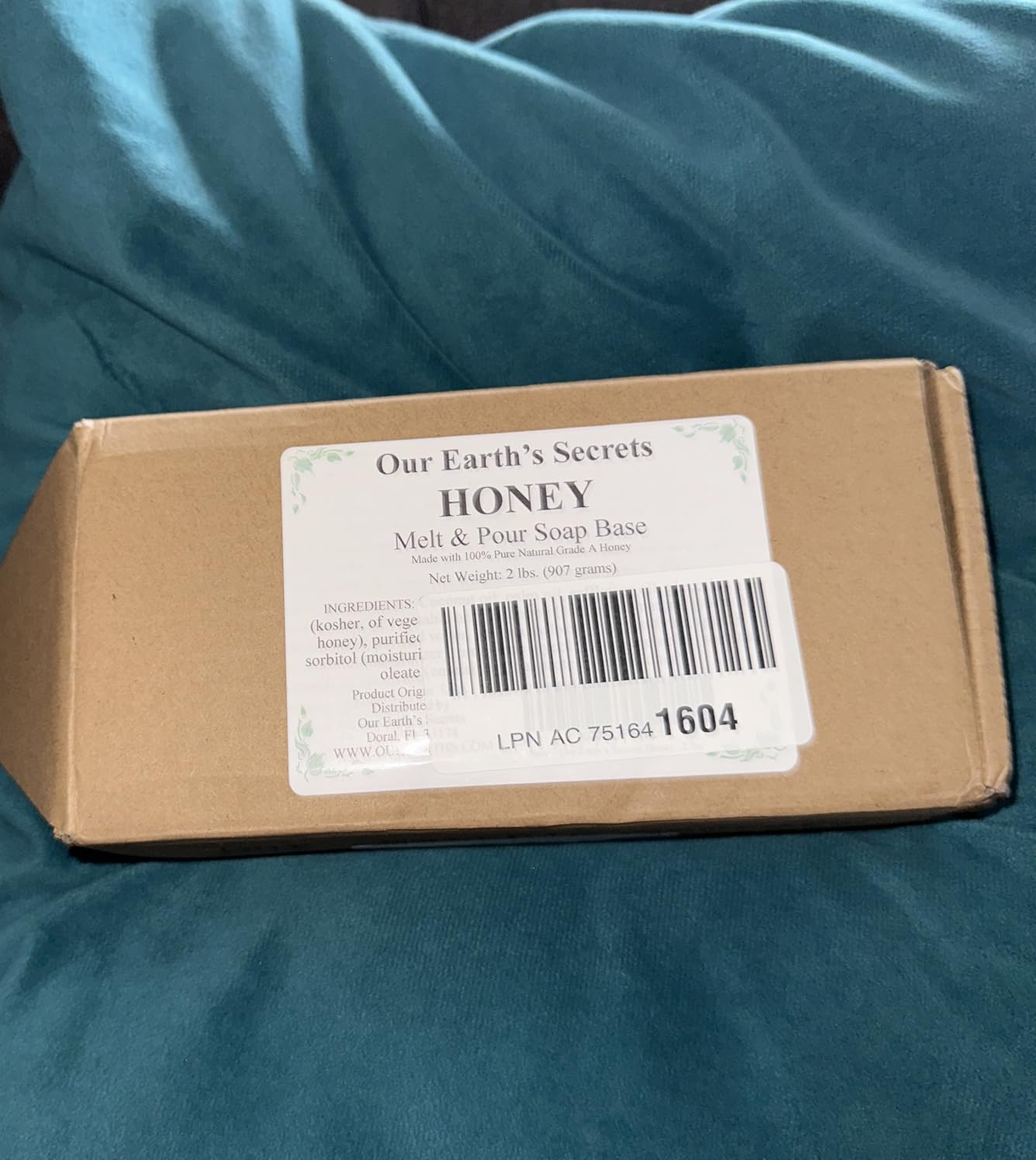 Honey - 2 Pound Melt and Pour Soap Base - Our Earth's Secrets customer photo 1