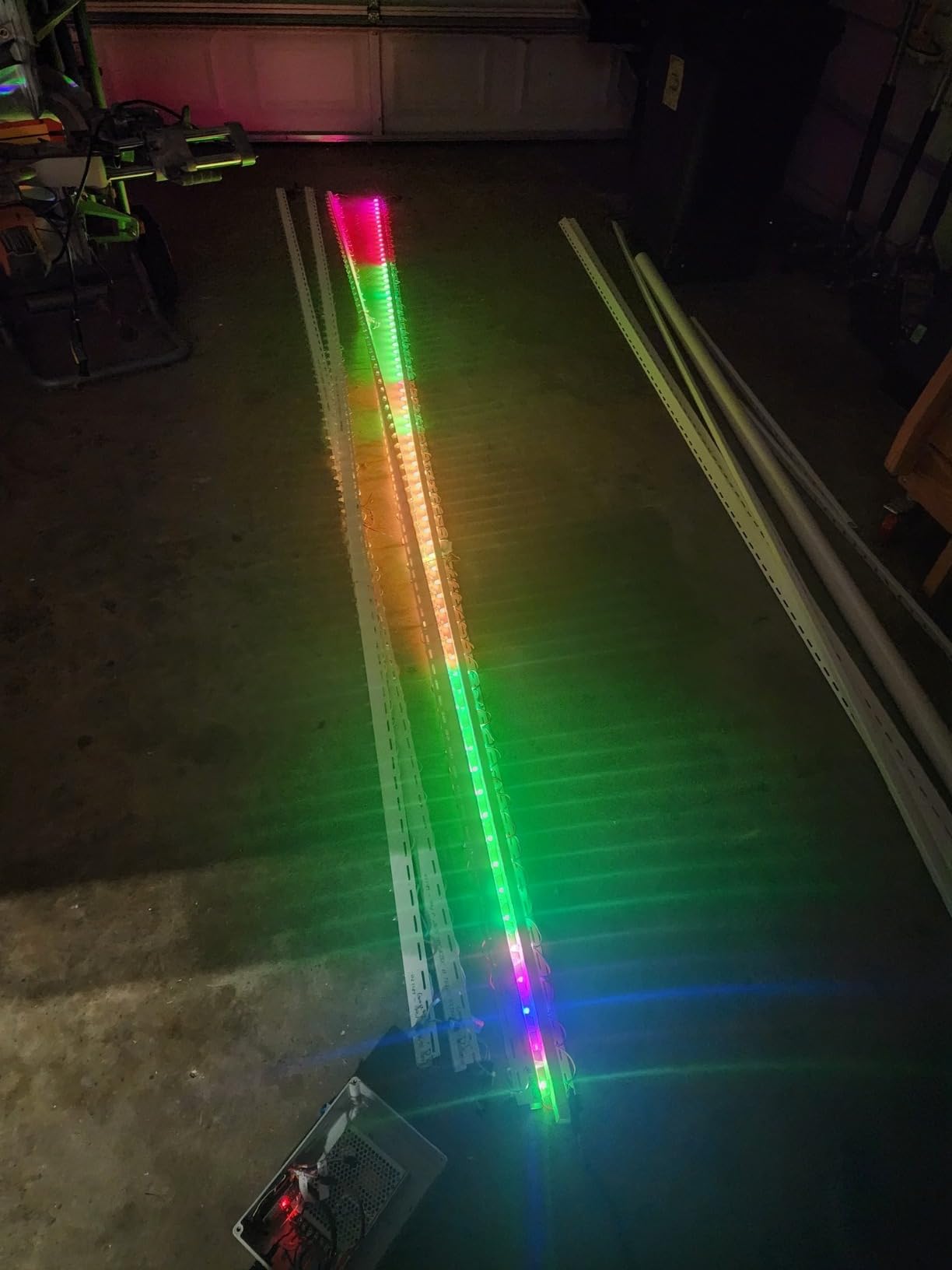 ALITOVE WS2811 12mm Diffused Digital RGB LED Pixel Light 5V Individually Addressable Round Bullet LED Pixels Module IP68 Waterproof DC 5V 50pcs/Set for Billboard House Halloween Christmas Decor customer photo 1