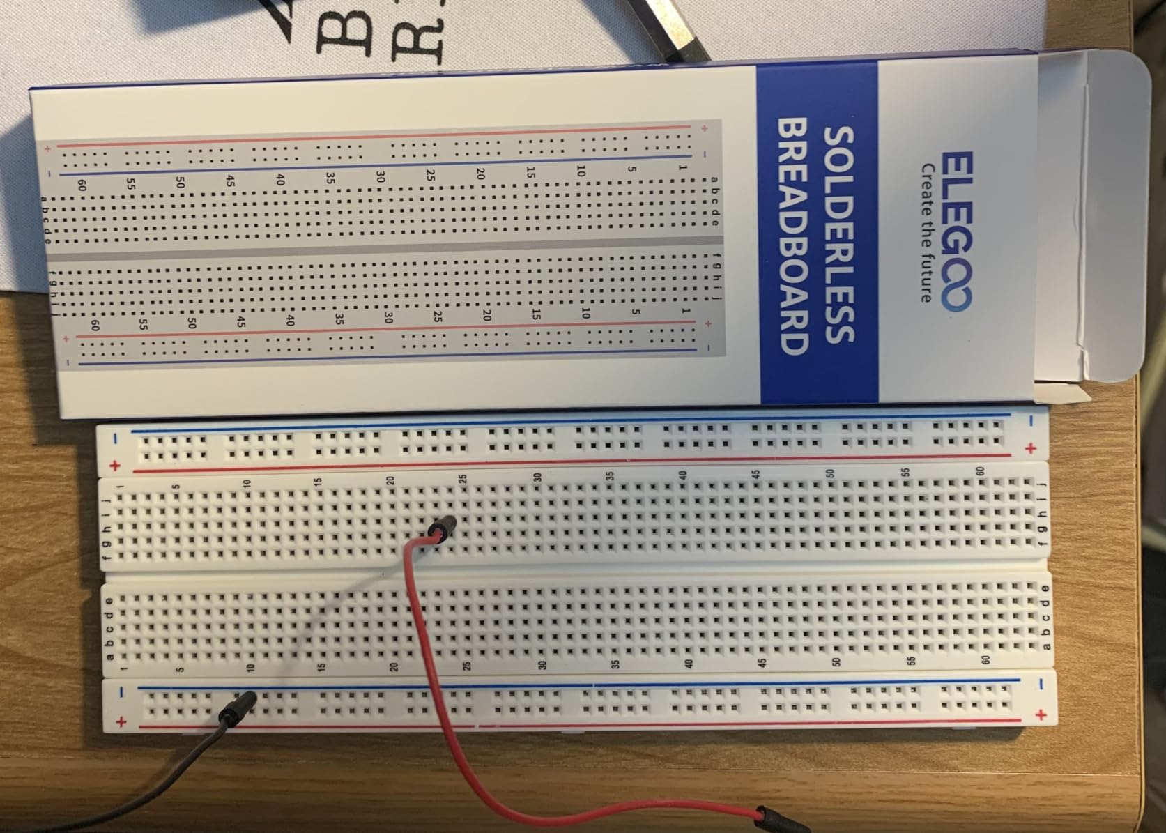 ELEGOO 3pcs Breadboard 830 Point Solderless Prototype PCB Board Kit for Arduino Proto Shield Distribution Connecting Blocks customer photo 2