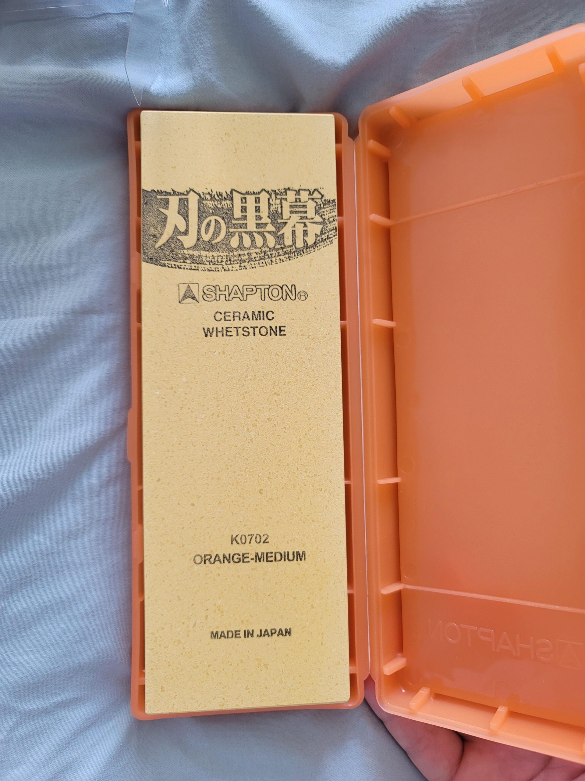 Shapton Kuromaku Ceramic Whetstone (E-set) Medium Grit (#1000) + Fine Grit (#5000, #8000) customer photo 2