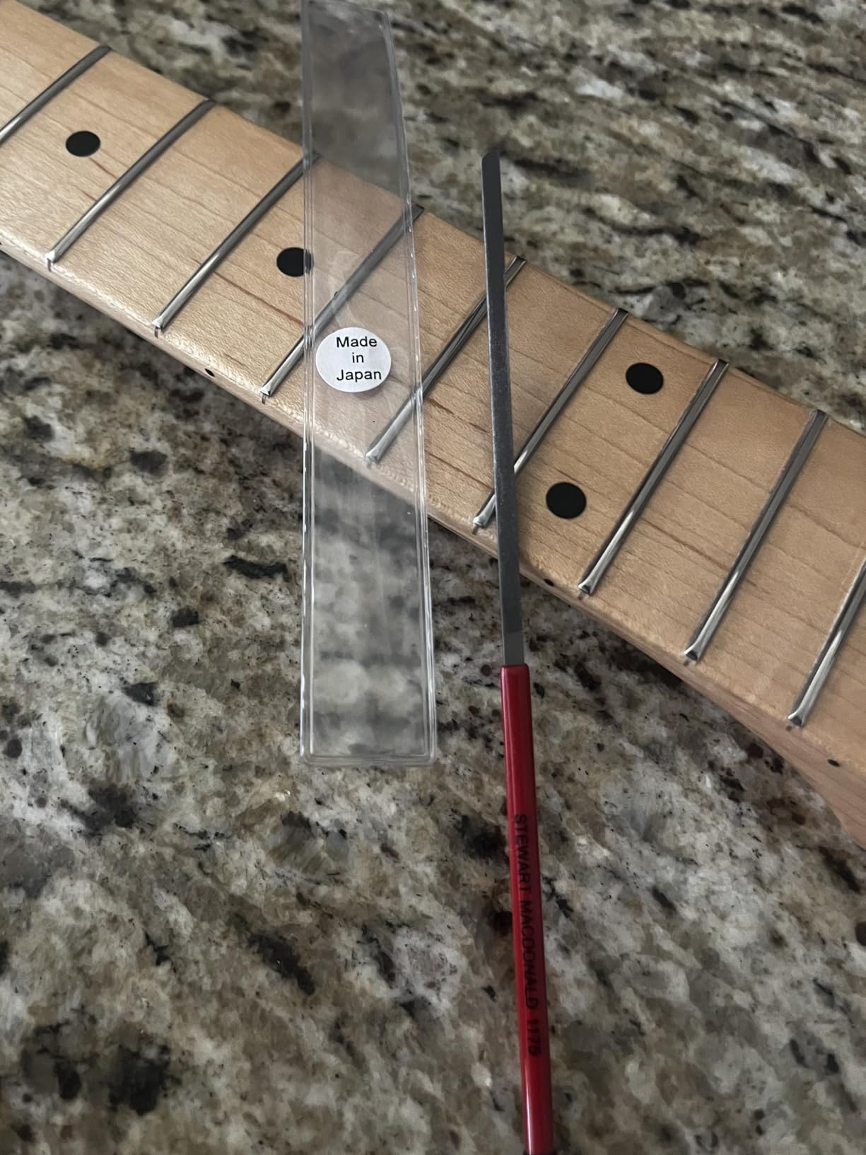StewMac Fret End Dressing File for Sharp Guitar Frets | Safely Fixes Fret Sprout Fast, For Rounding, Shaping and Smoothing Fret Ends, Professional Luthier Guitar Fret File customer photo 1