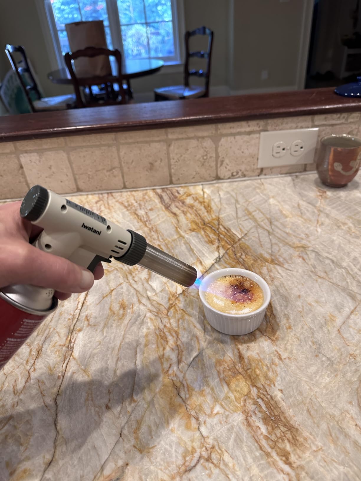 Iwatani PRO2 Culinary Professional Kitchen Butane Torch | Adjustable Flame Shape Strength 2700 F | Sous Vide Creme Brulee Pastries | Anti-flare | Incl. Stabilizing Stand | Butane Fuel Not Included customer photo 2