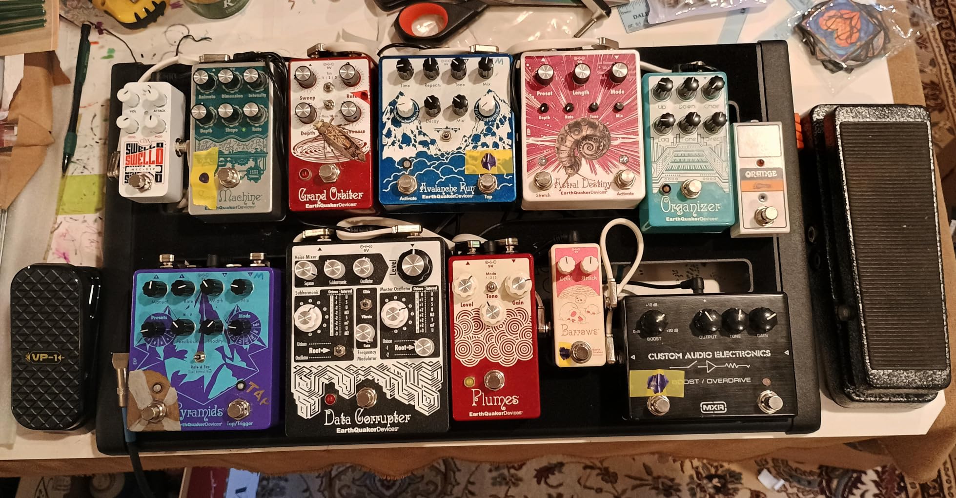 Donner Guitar Pedal Board Case DB-3 Aluminium Pedalboard 20'' x 11.4'' x 4' with Bag customer photo 1