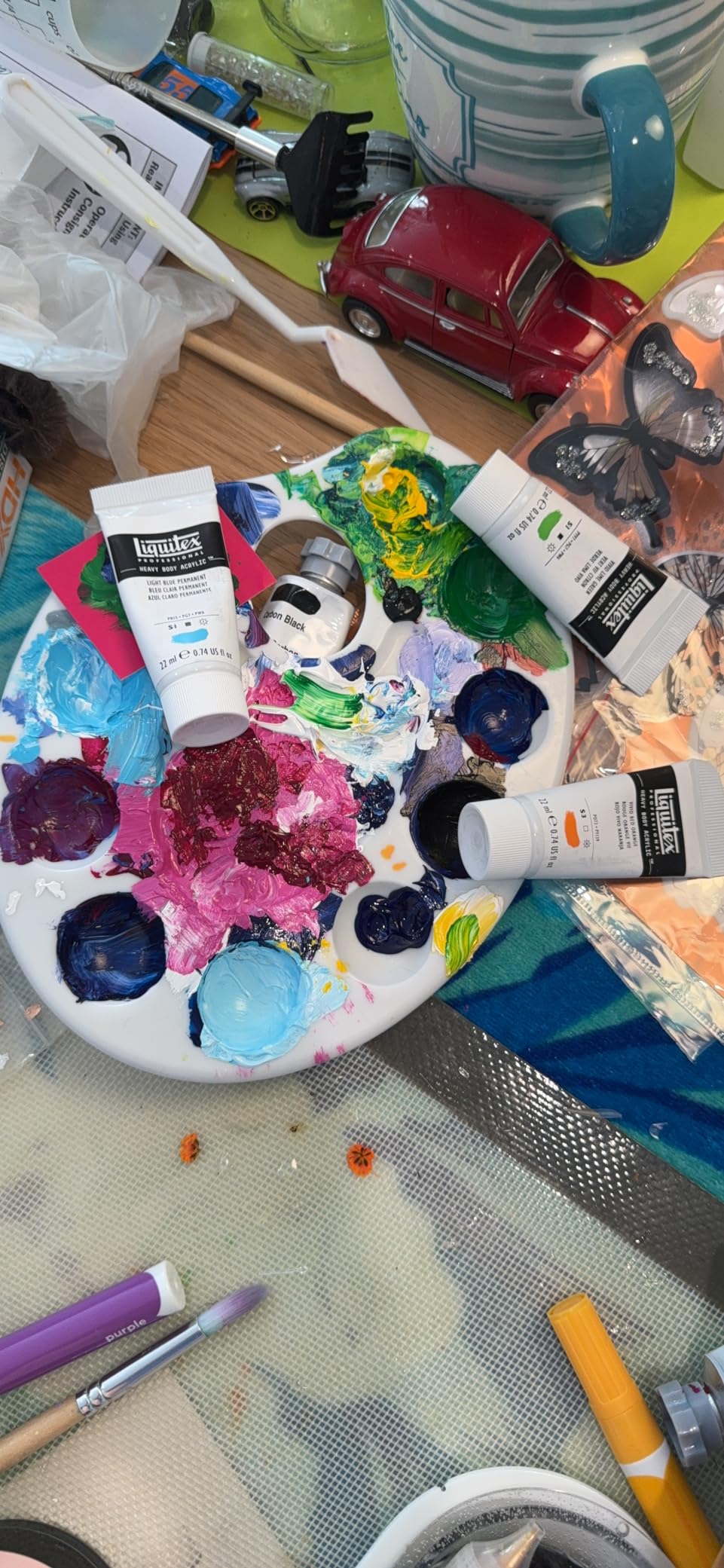 Liquitex Professional Heavy Body Acrylic Paint, 6 x 22ml (0.74-oz), Vibrant Colors Set customer photo 1