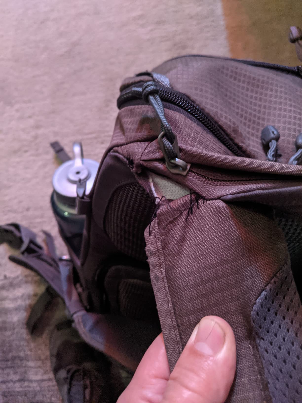 Lowepro LP37014-PWW, Flipside Trek BP 250 AW Backpack for Camera with ActiveZone Suspension System, Tablet Compartment, Grey/Dark Green customer photo 2