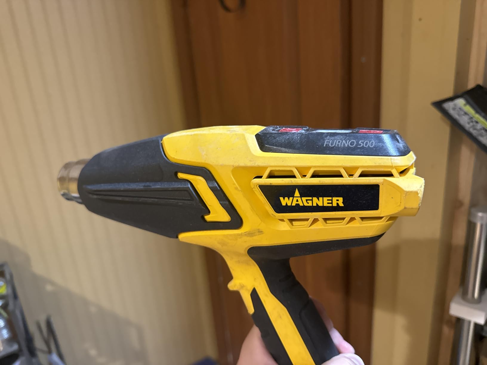 Wagner Spraytech FURNO 500 Heat Gun, 12 Settings, 150°F to 1200°F | Twelve settings and two nozzles support paint removal, PVC bending and crafts customer photo 1