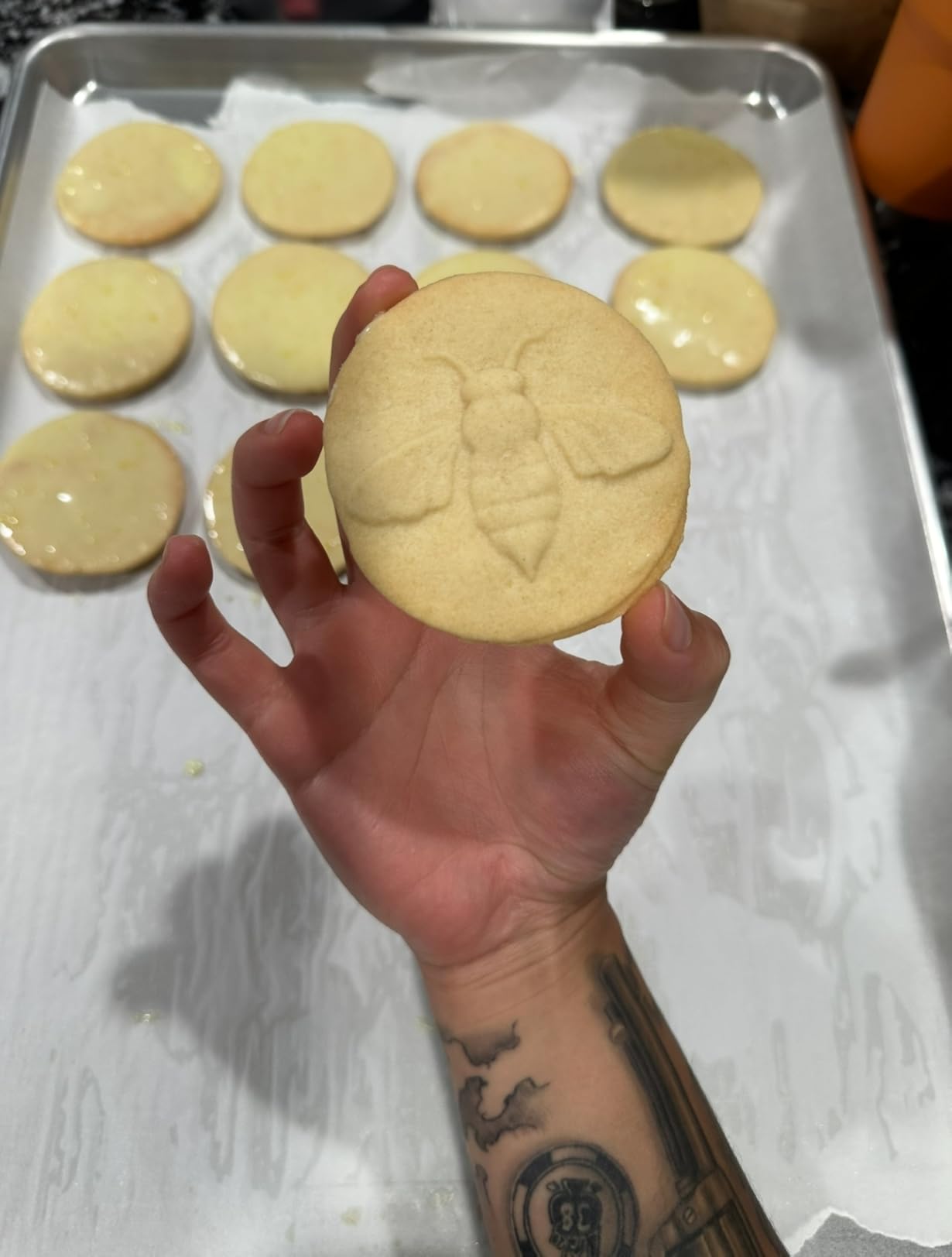 Nordic Ware Starry Night Cookie Stamps (Set of 3), Sturdy Cast Aluminium Cookie Stamp Set, Cookie Press Set Made in the USA, Sturdy and Durable Biscuit Maker Press Set customer photo 2