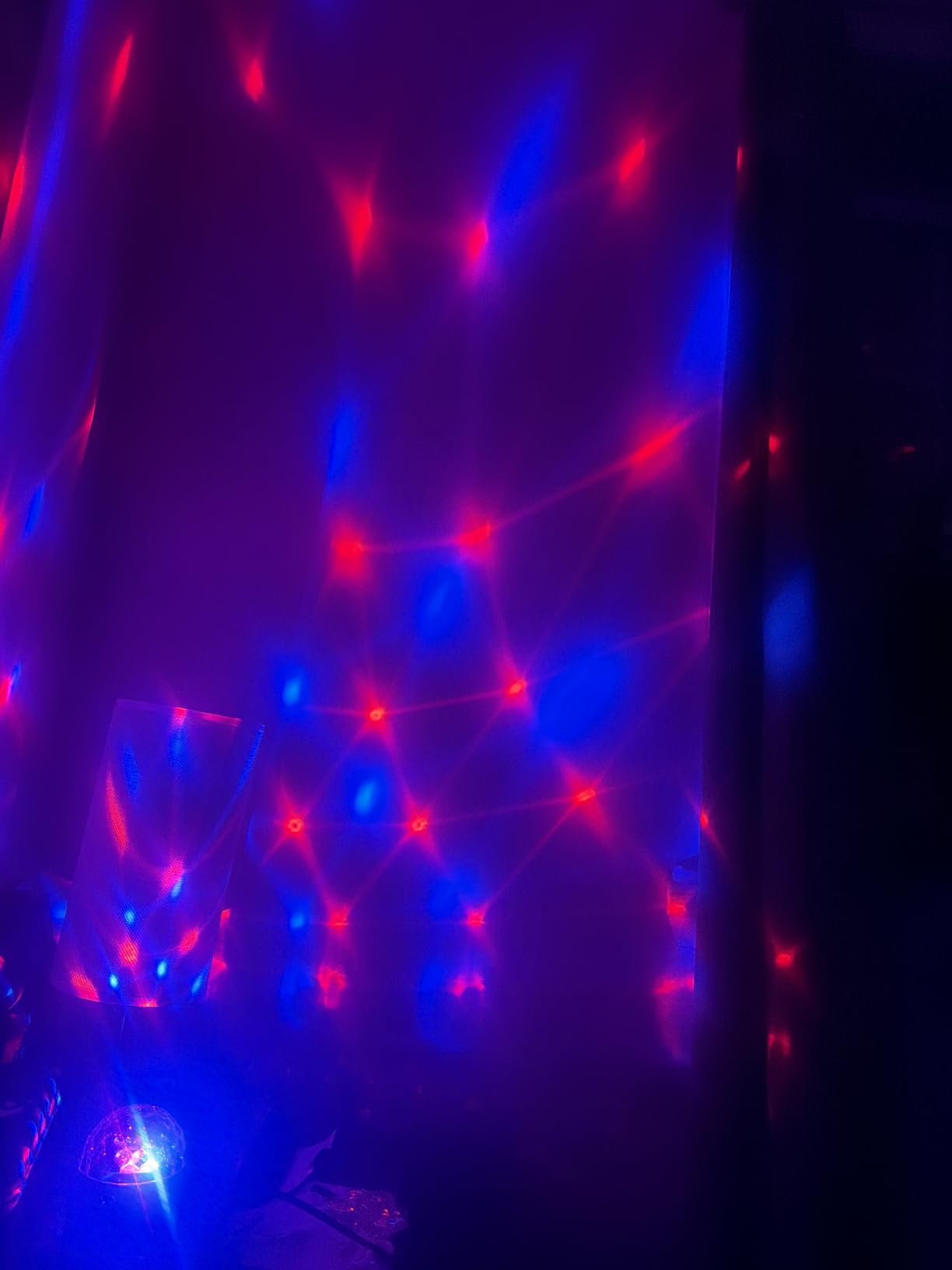 Sound Activated Party Lights with Remote DJ Lighting, Disco Ball Strobe Stage Light for Home Room Dance Parties Birthday Karaoke Stocking Stuffers New Years Eve Halloween Christmas Decorations customer photo 1