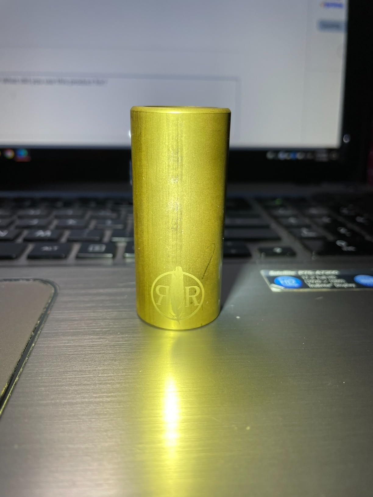 D'Addario Rich Robinson Signature Brass Guitar Slide - Inside Taper for Comfort & Control - Crisp Bright Tone - Slide for Acoustic & Electric Guitar customer photo 2