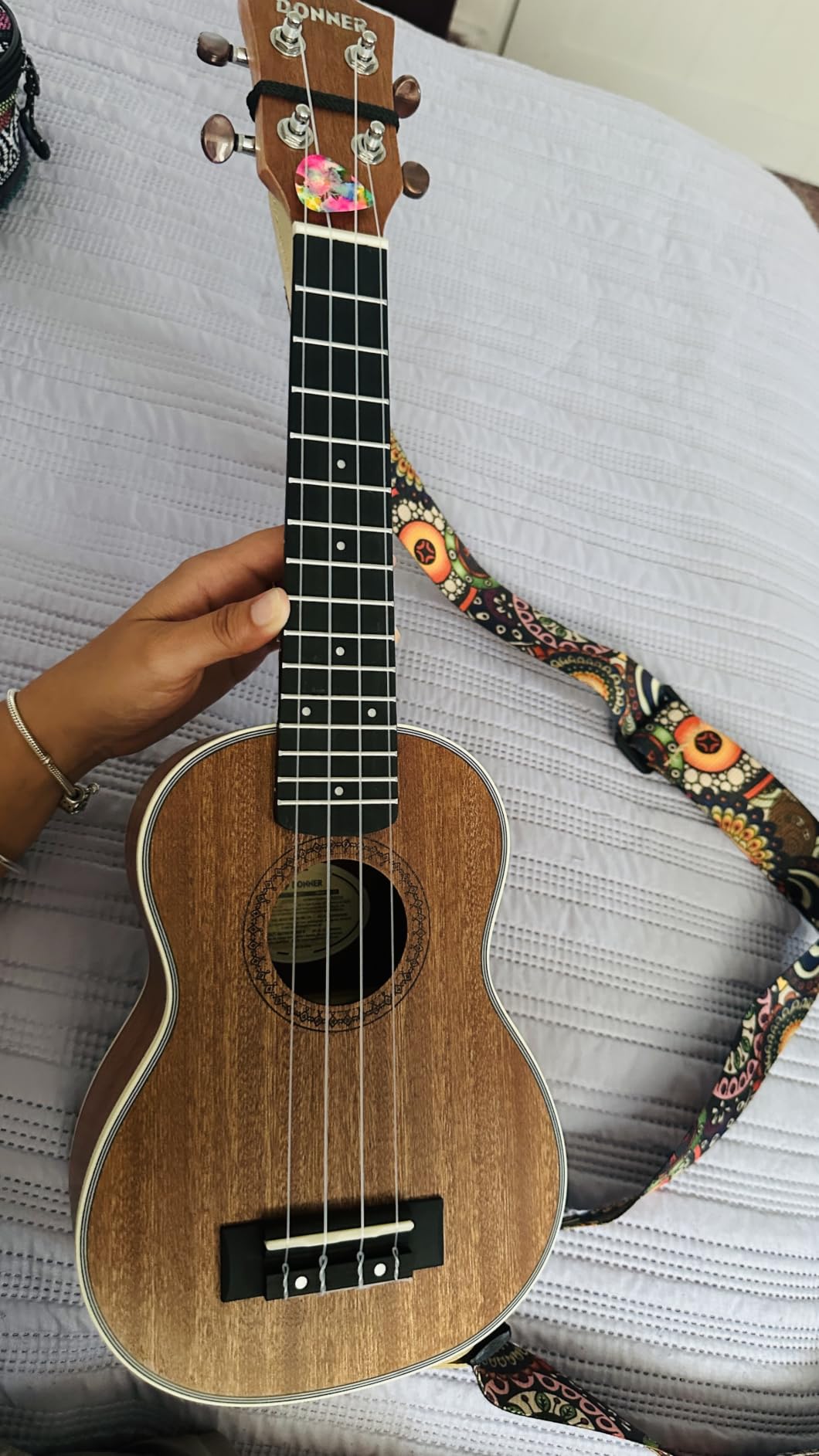 Donner Tenor Ukulele Mahogany Professional 26 inch Ukelele Starter Bundle Kit DUT-1 customer photo 1