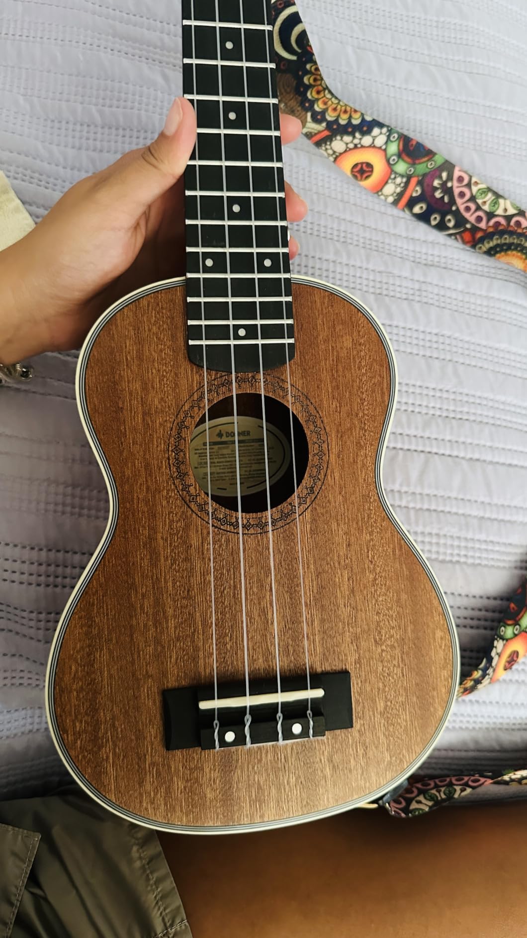 Donner Tenor Ukulele Mahogany Professional 26 inch Ukelele Starter Bundle Kit DUT-1 customer photo 2